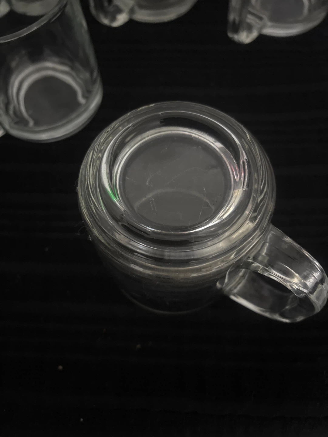 Set of 7 Clear Glass Mugs - photo 4