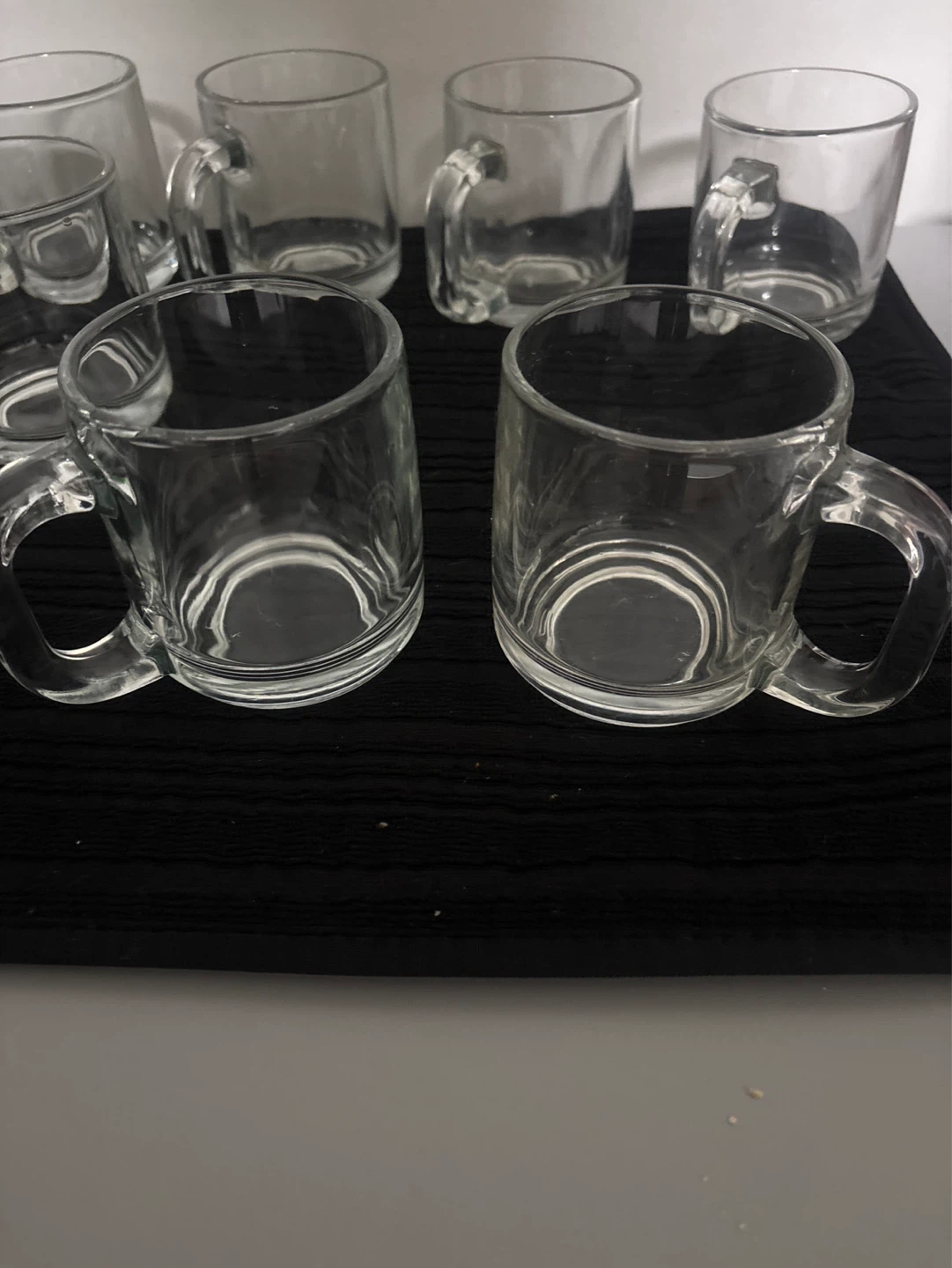 Set of 7 Clear Glass Mugs - photo 5