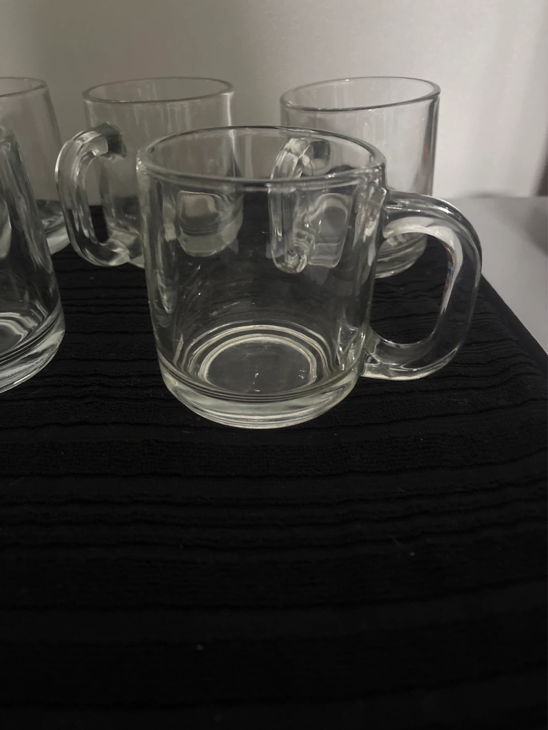 Set of 7 Clear Glass Mugs - photo 2