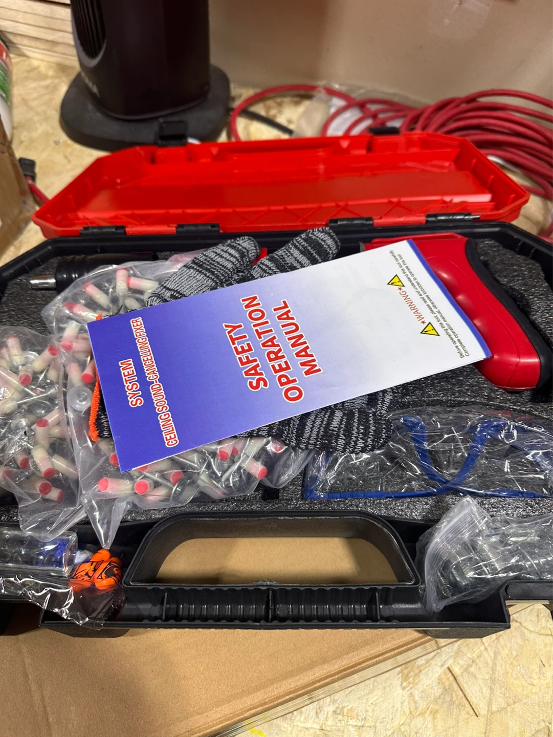 Ceiling Sound-Dampening Nail Gun System - photo 4