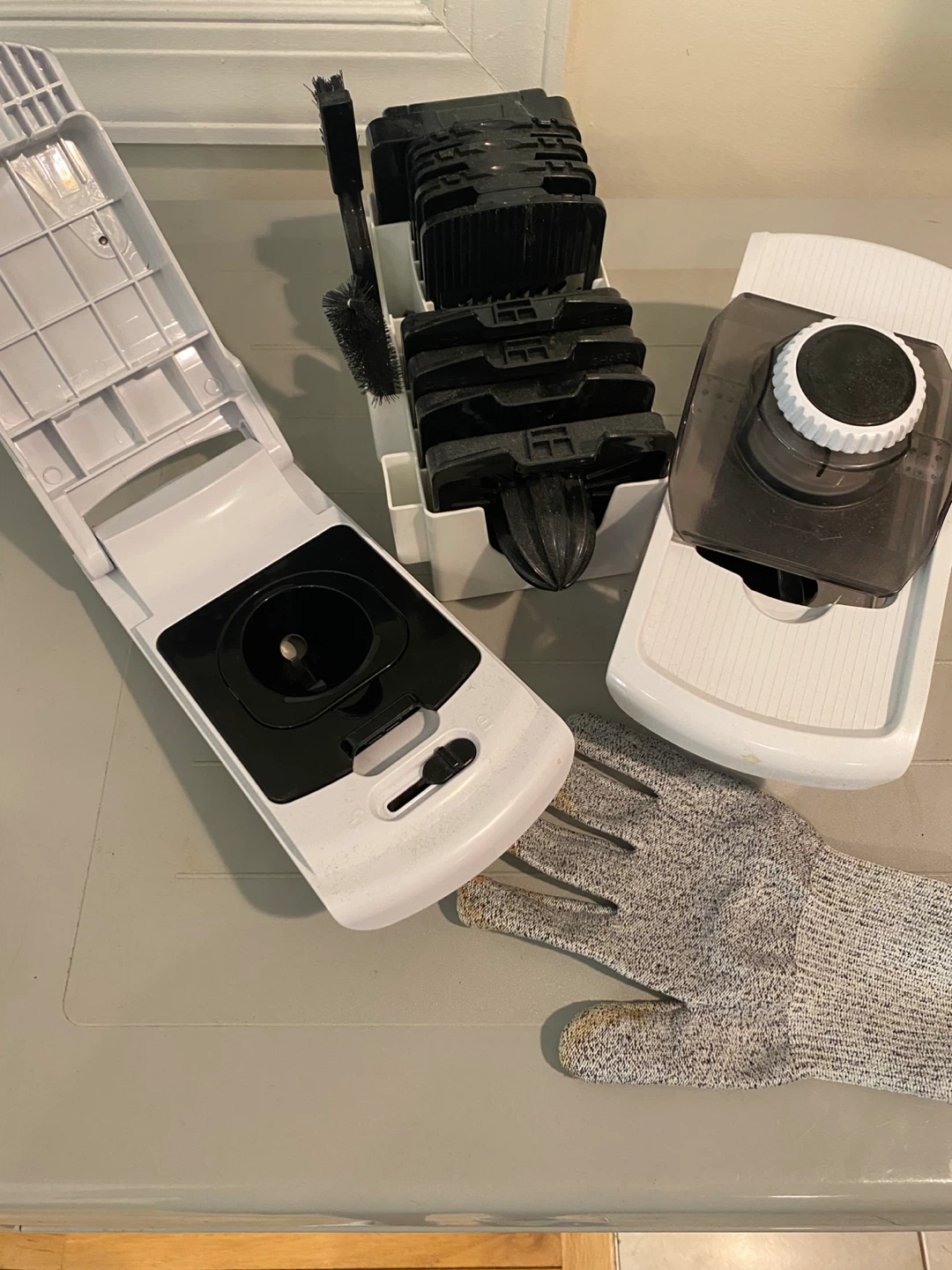 Mandoline Slicer Set with Blade Holder & Safety Glove