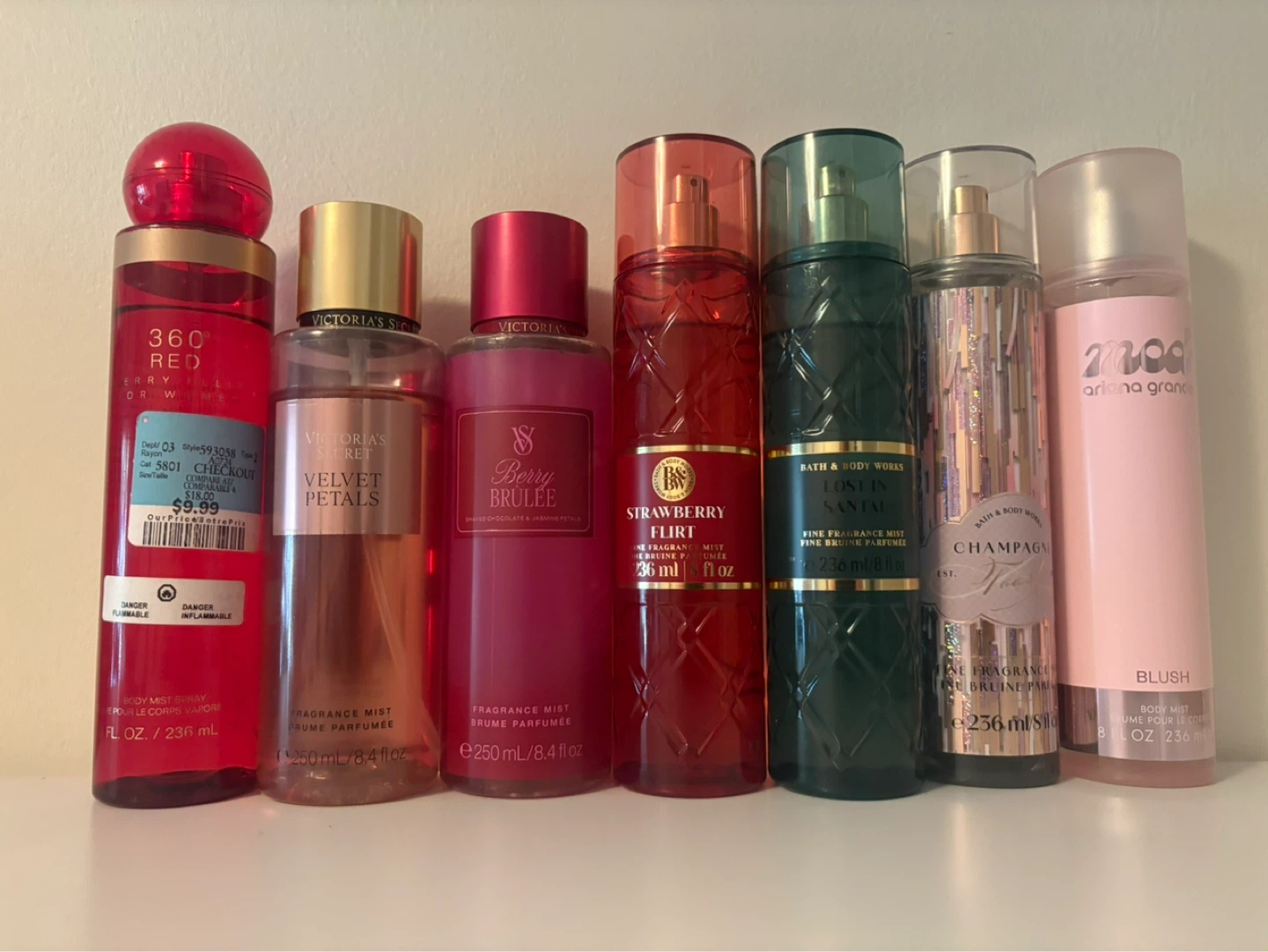 perfume mists victoria's secret, bath & body works and more