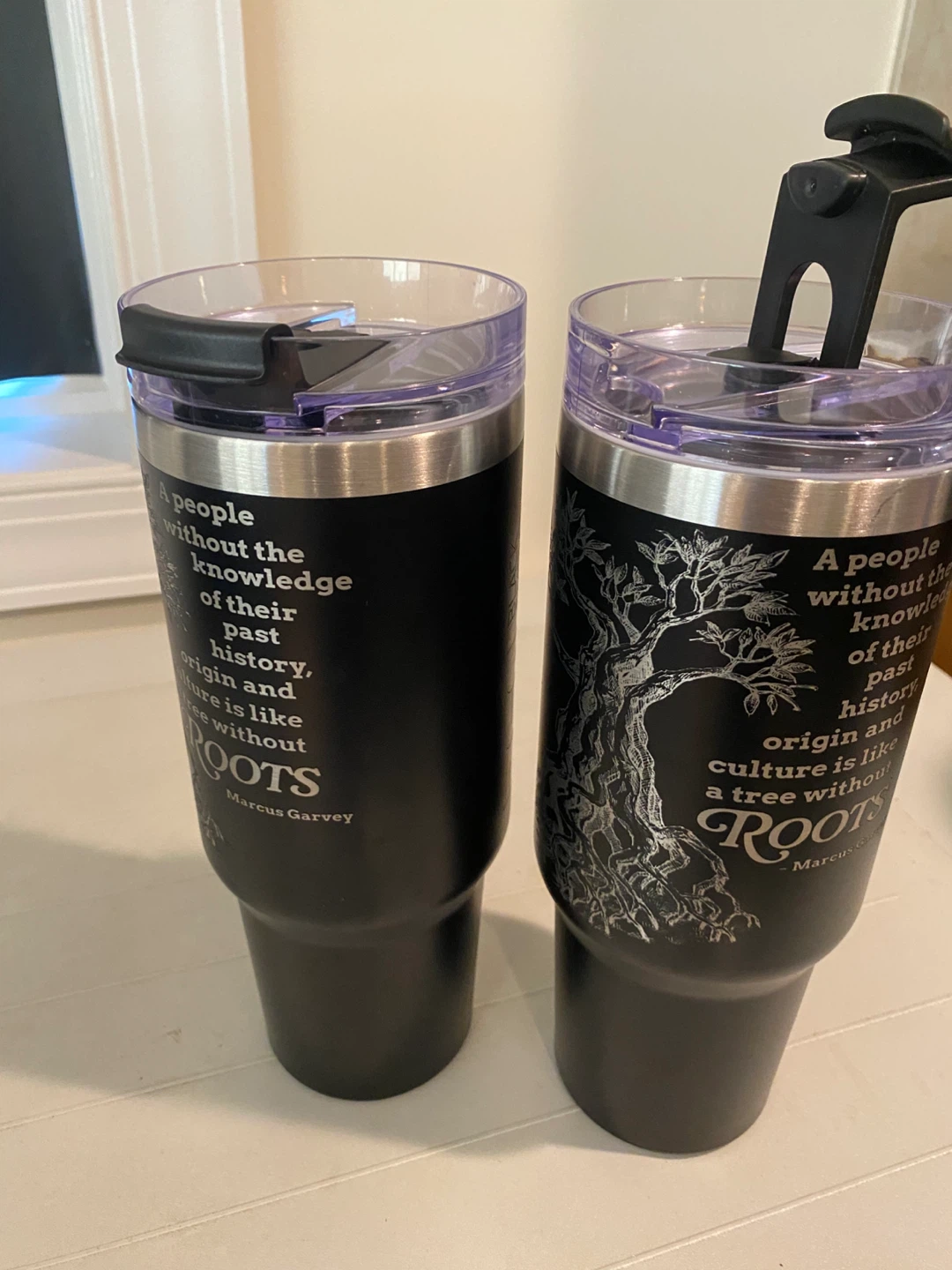 Marcus Garvey Roots Tumblers (Set of 2)