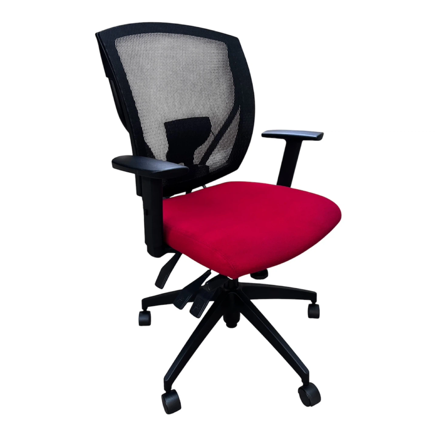 Ergonomic Mesh Back Office Chair - Red Seat - photo 5