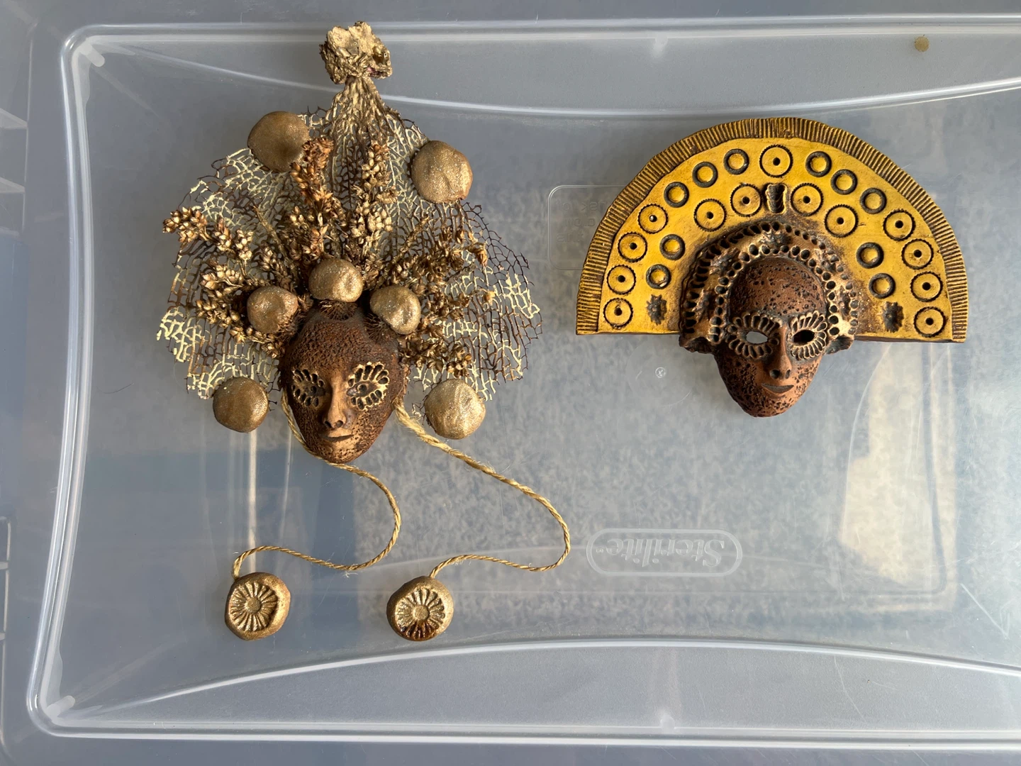 Two Decorative Masks from Columbia 🌱