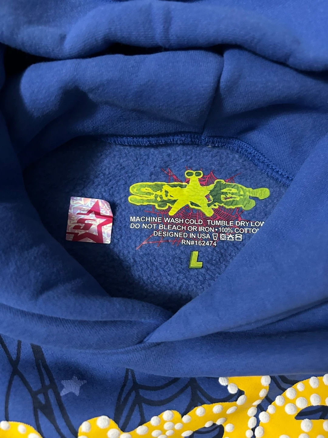 Spider TC blue Hoodie - photo 4