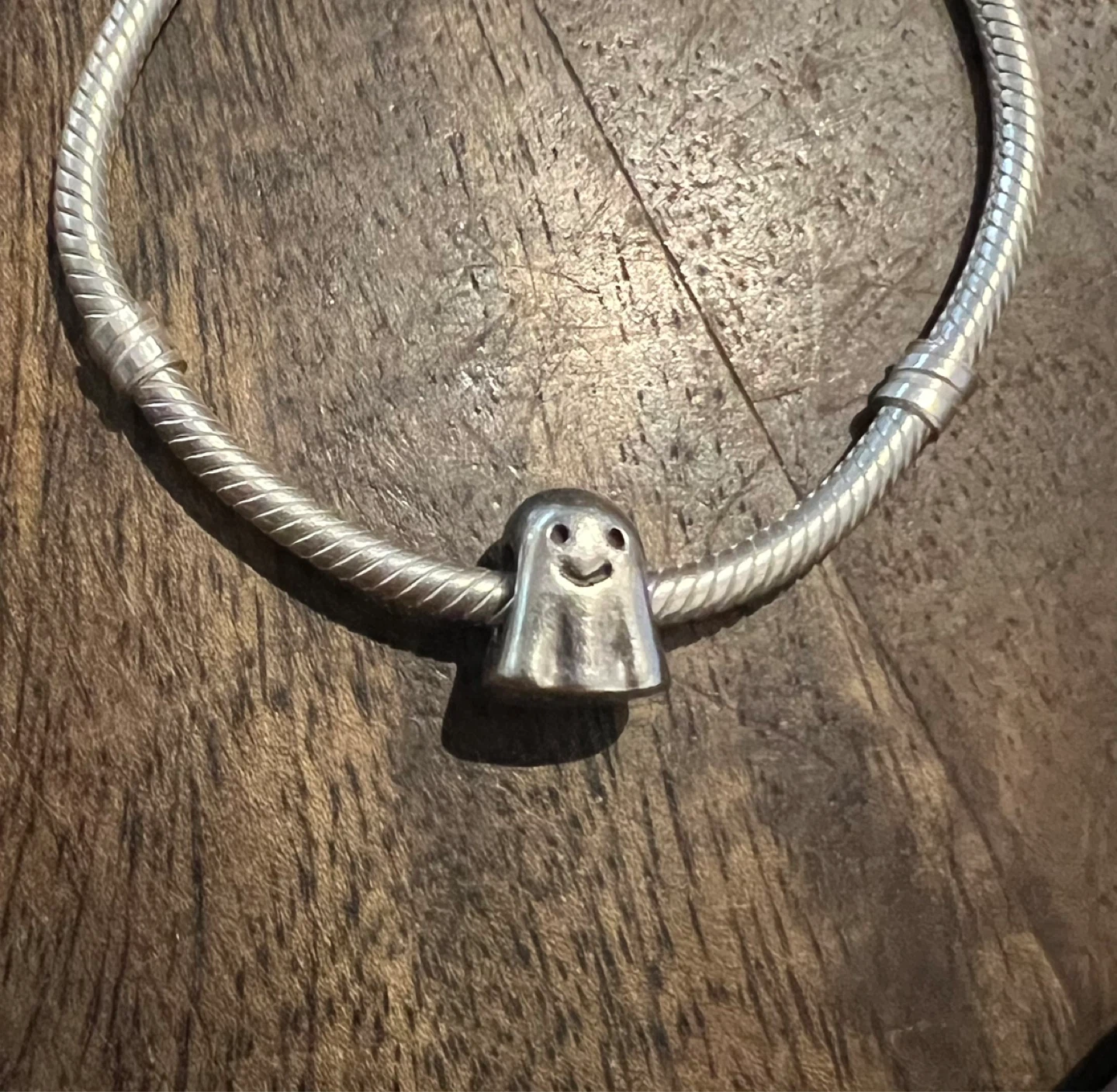 Retired Pandora Sterling Silver Ghost Charm