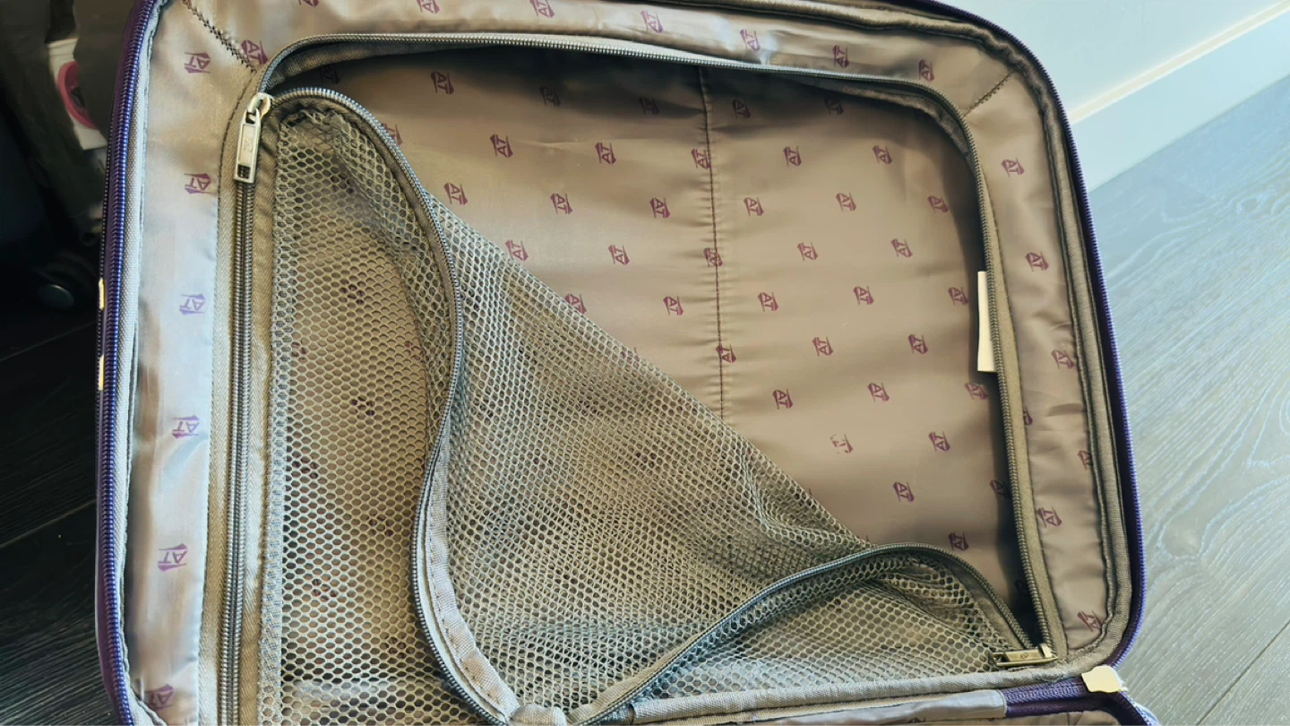 American Tourister Purple Carry-On Luggage - photo 2
