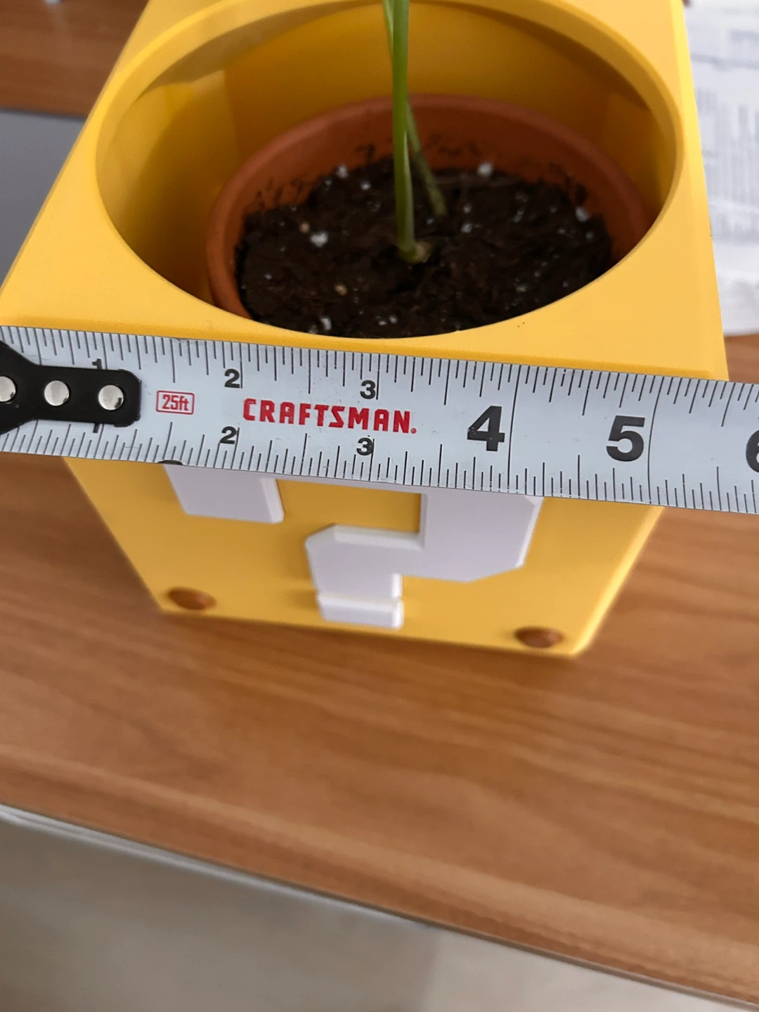 Mario Question Mark Planter with Plant - photo 5