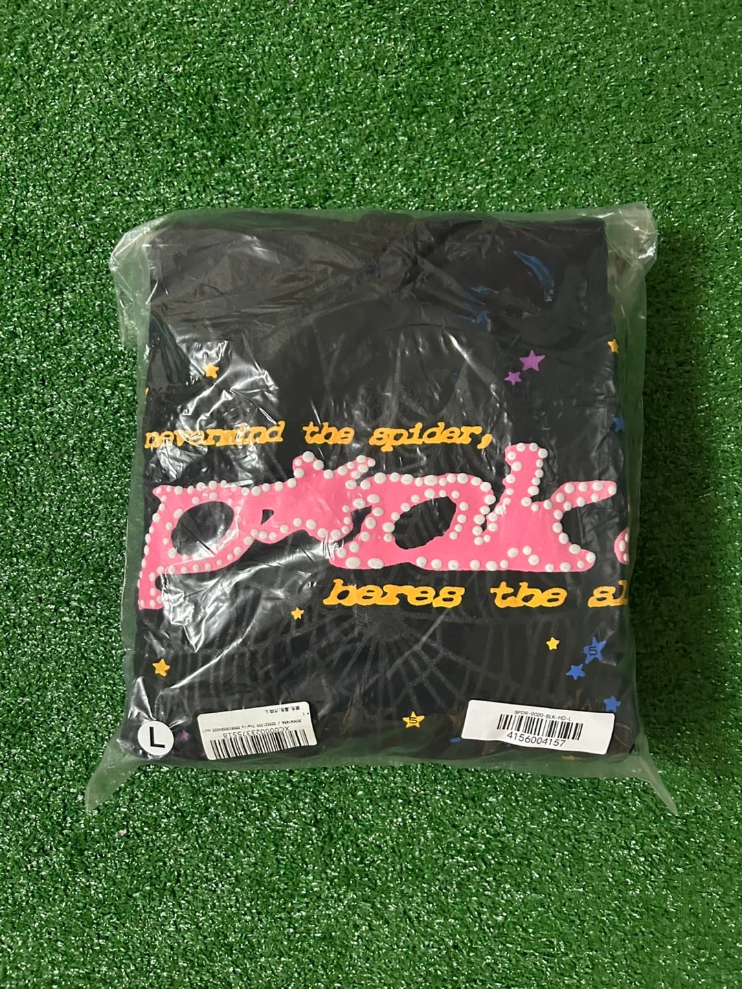 Sp5der p*nk Hoodie Black