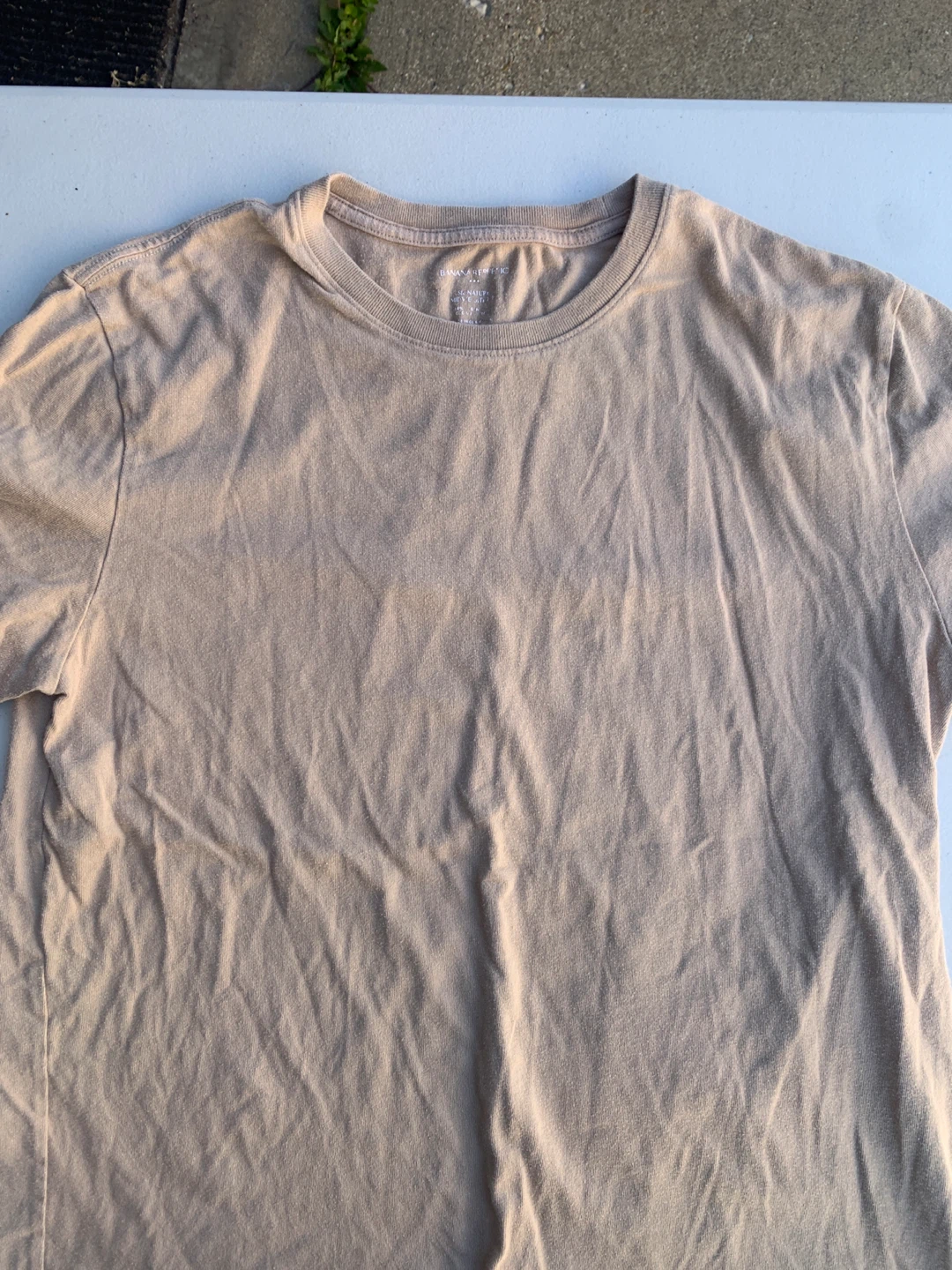Banana Republic Basic 2 T-Shirt - Tan - Medium and light brown M