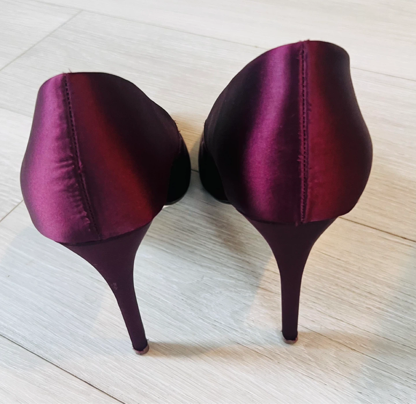 Call It Spring Purple Satin Heels - photo 3