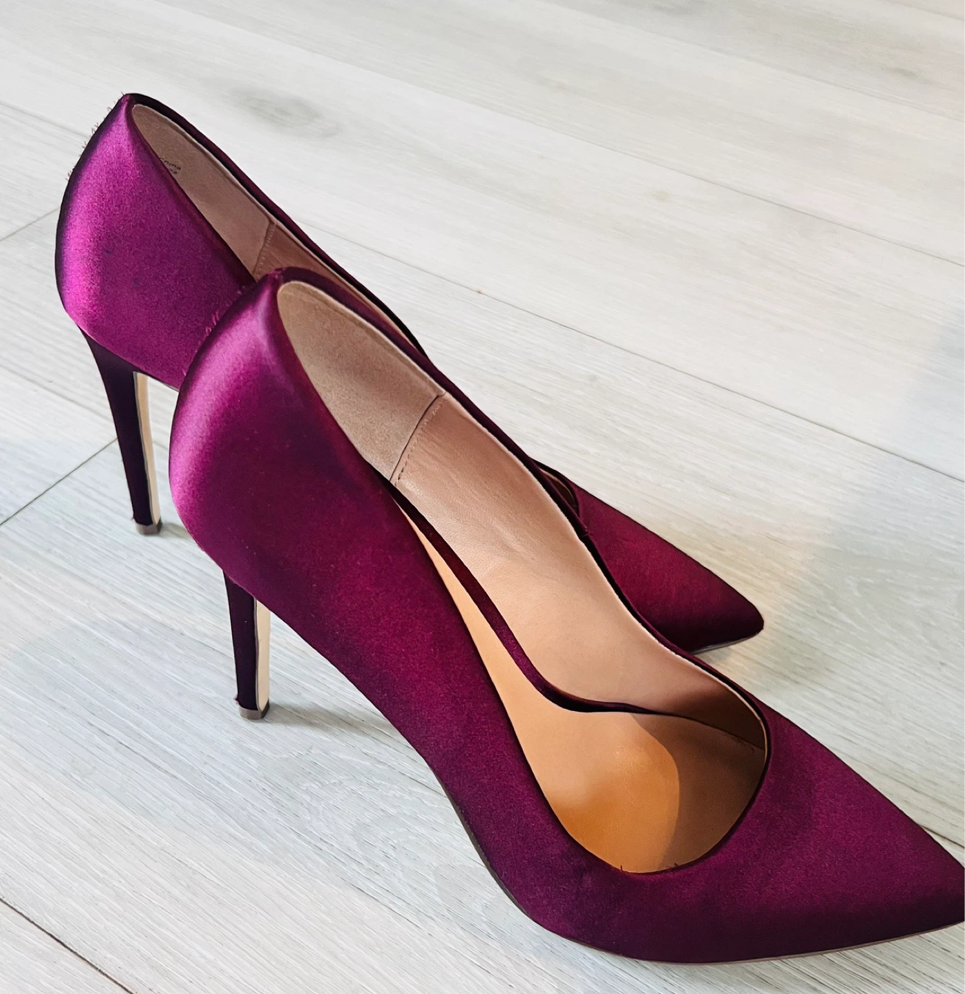 Call It Spring Purple Satin Heels - photo 2