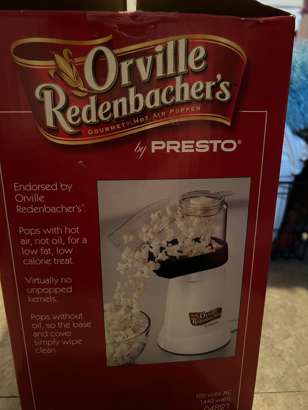 New, Orville Redenbacher’s Gourmet Hot Air Popper by Presto - photo 4