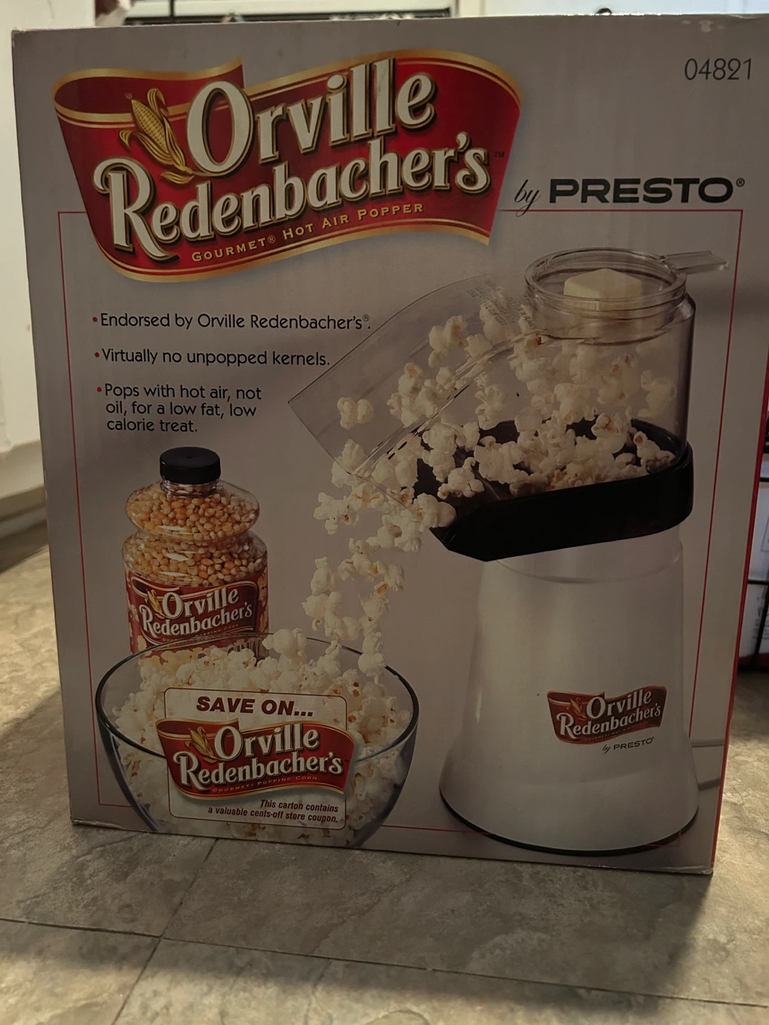 New, Orville Redenbacher’s Gourmet Hot Air Popper by Presto