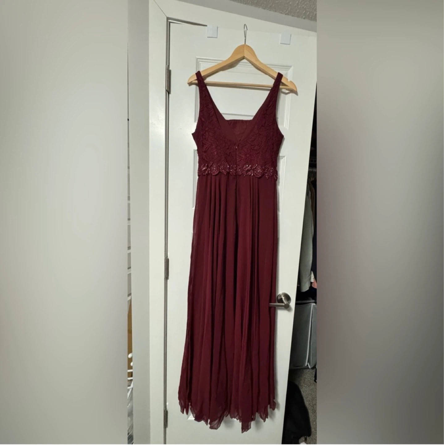 Grad / Prom / Bridesmaid JUNO Dress Burgundy Size Large - photo 2