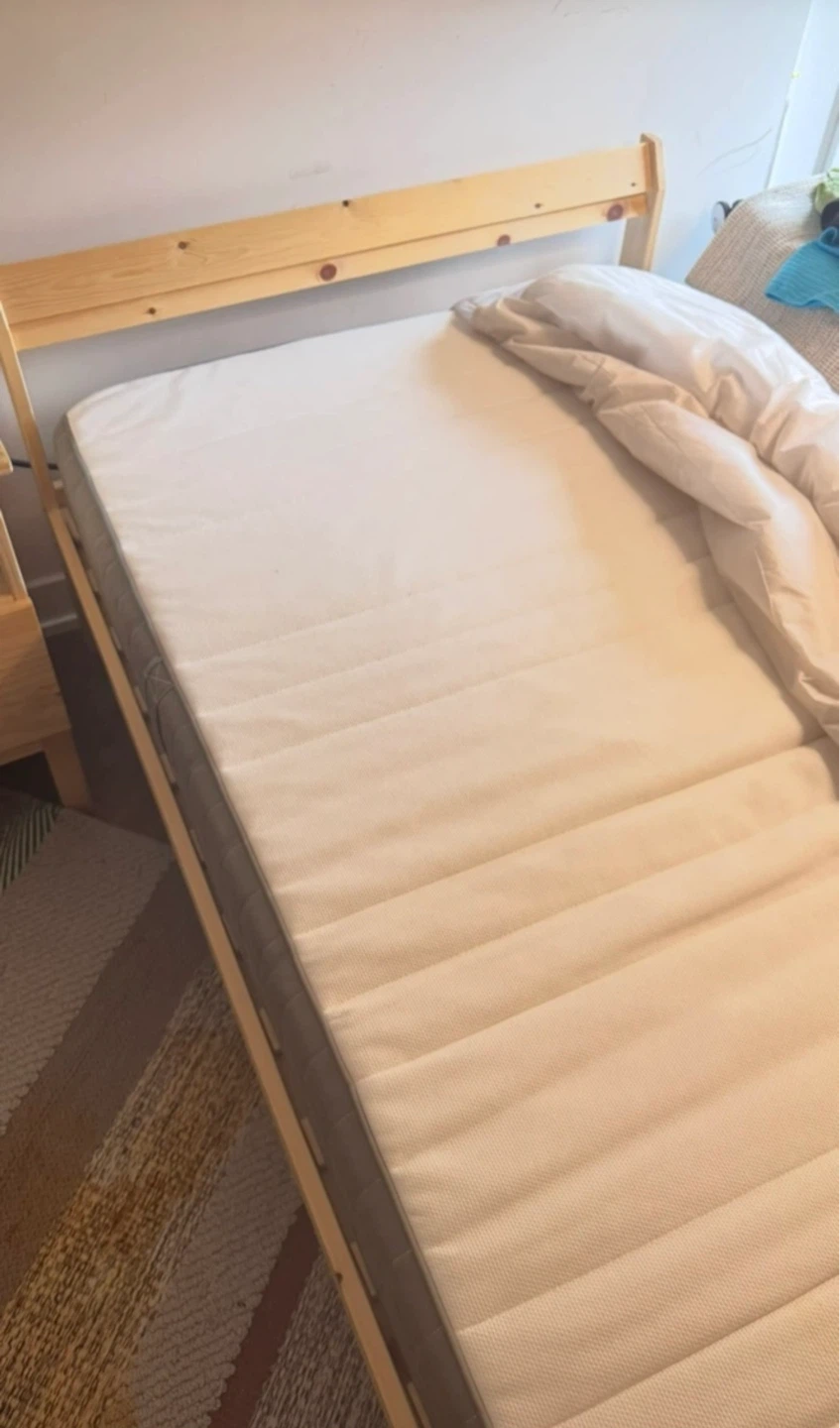 IKEA NEIDEN Twin Bed Frame + Mattress ***Must Go****