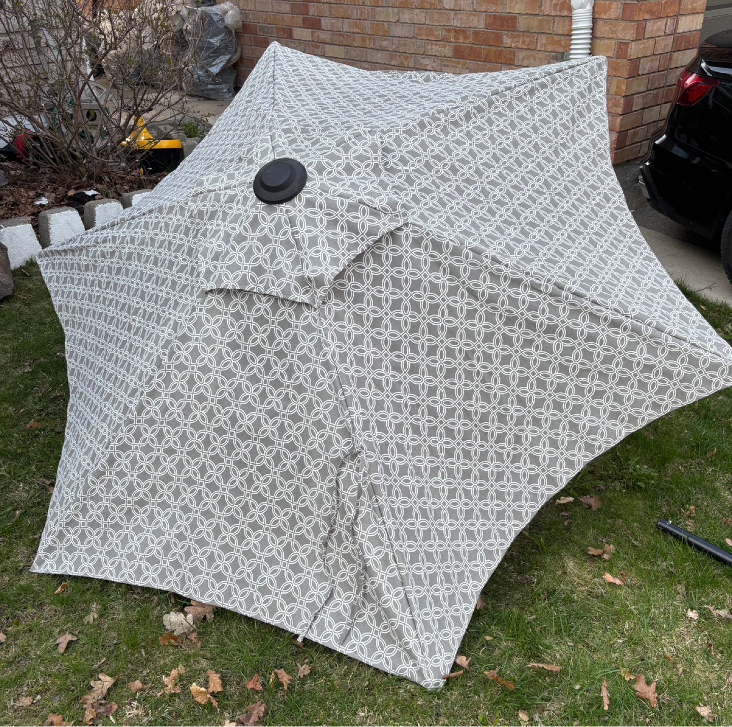 Patio Umbrella Canopy with Crank (8 feet)