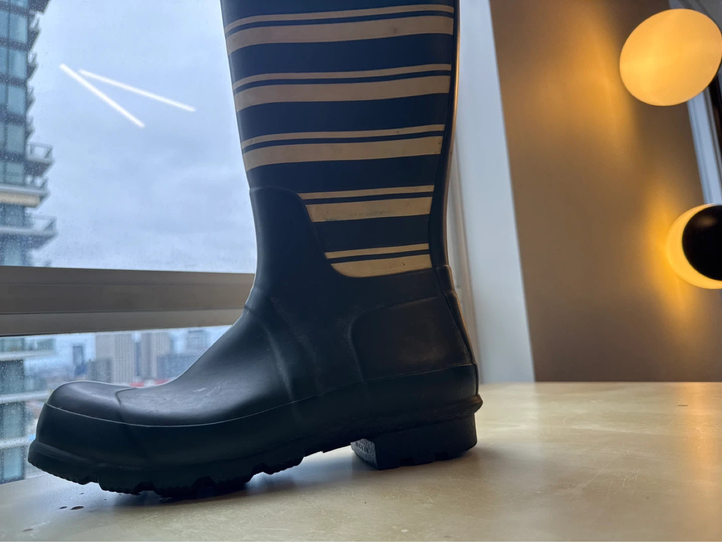 Womens striped hunter rain boots - photo 2