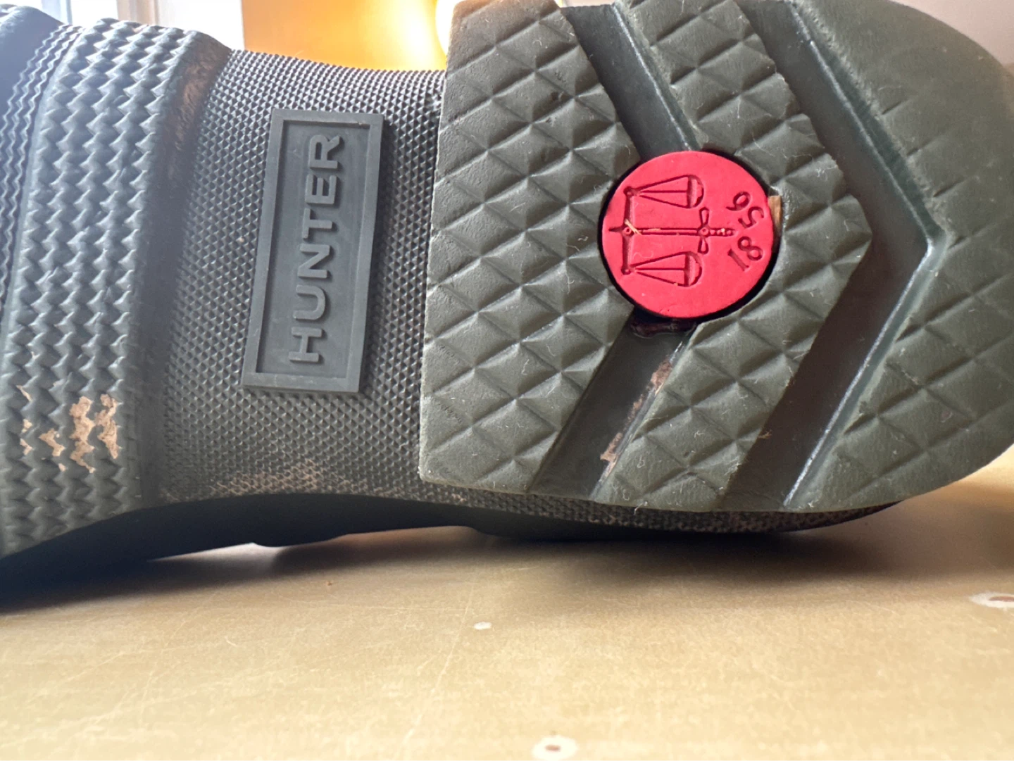 Womens striped hunter rain boots - photo 3
