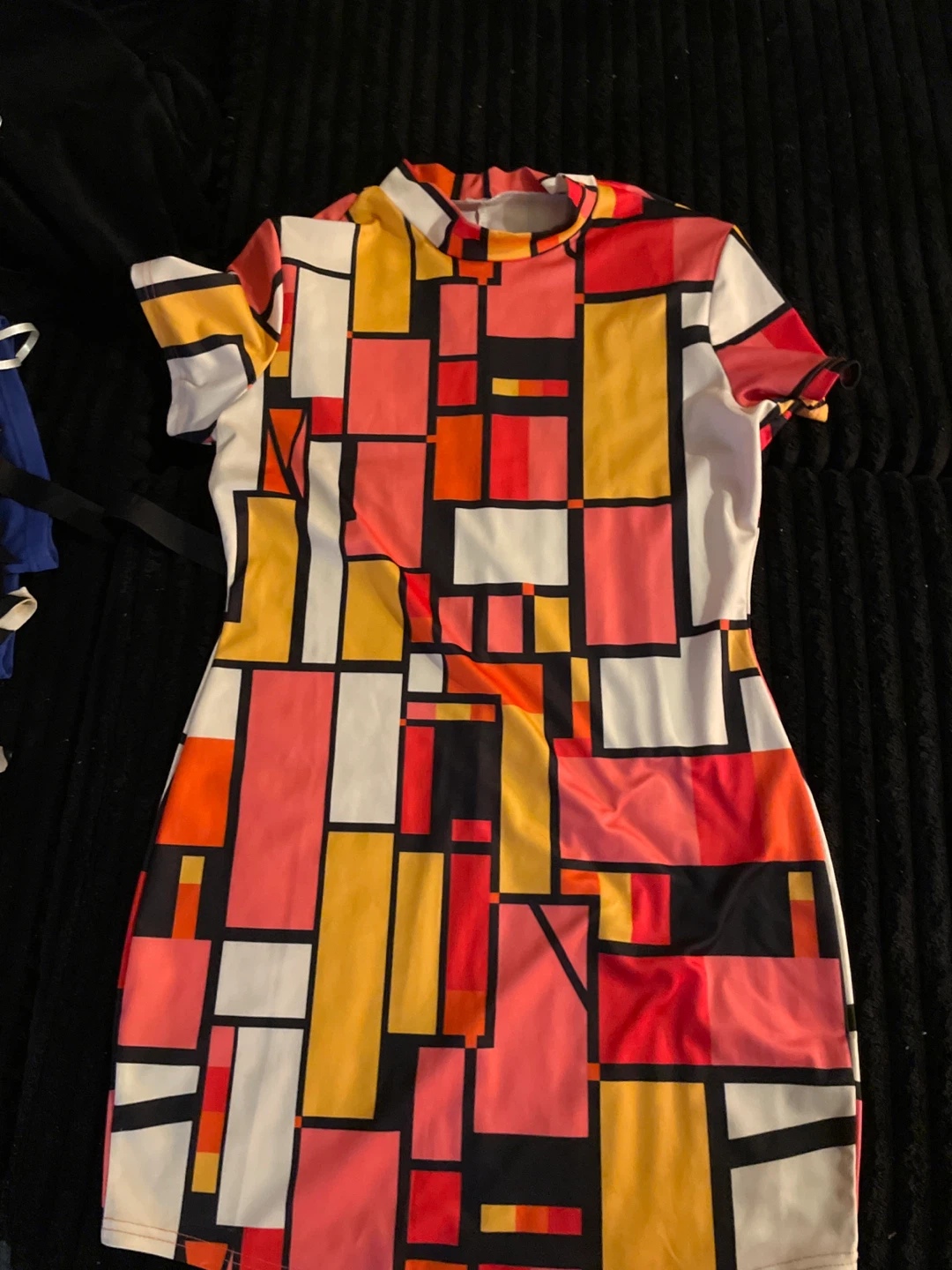 Geometric Print Mini Dress