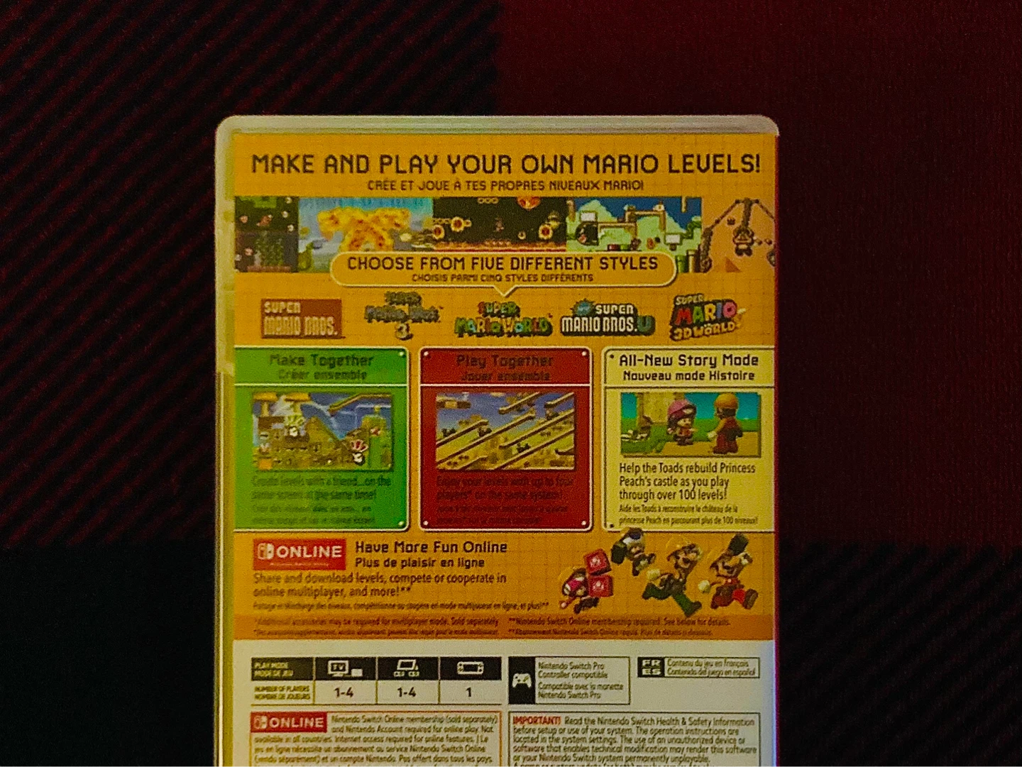 Super Mario Maker 2 Nintendo Switch Game - photo 3