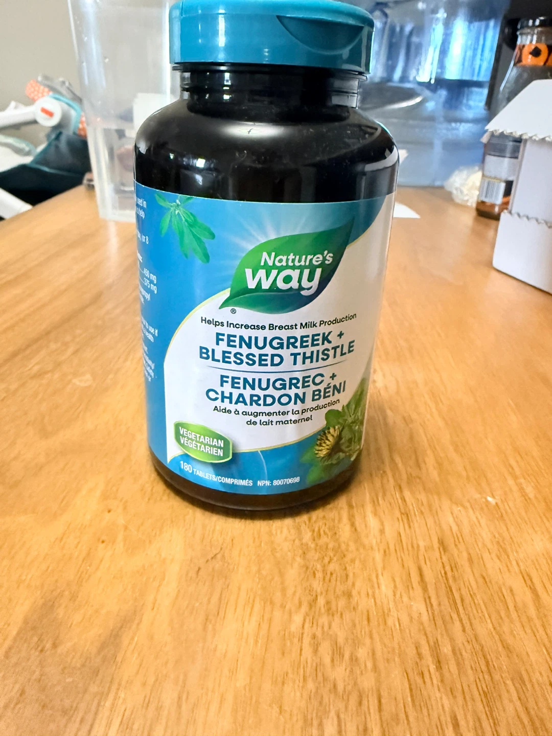 Nature's Way Fenugreek + Blessed Thistle Tablets 180 Count