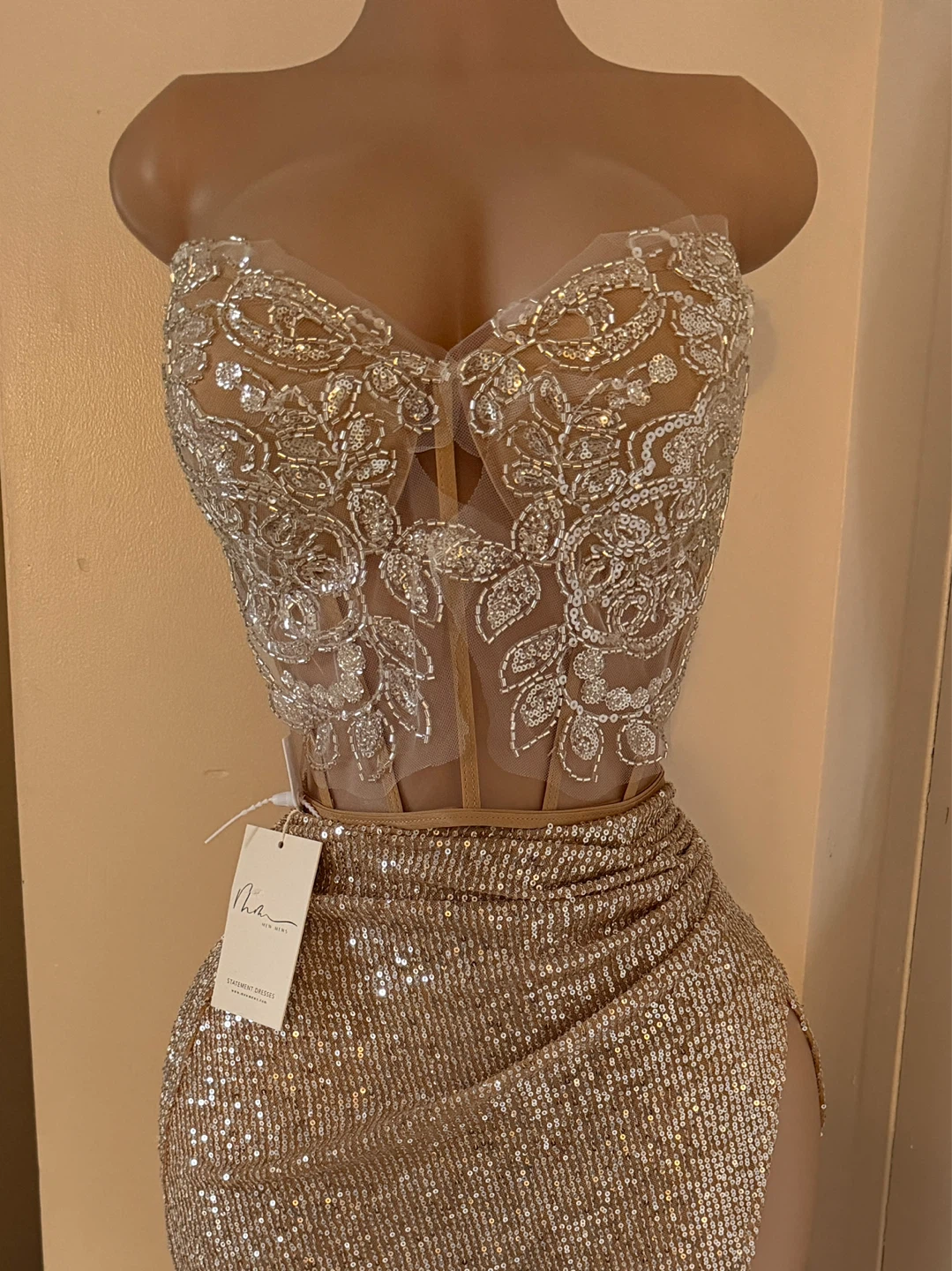 MEW MEWS Sequin Embellished Maxi Dress - photo 4