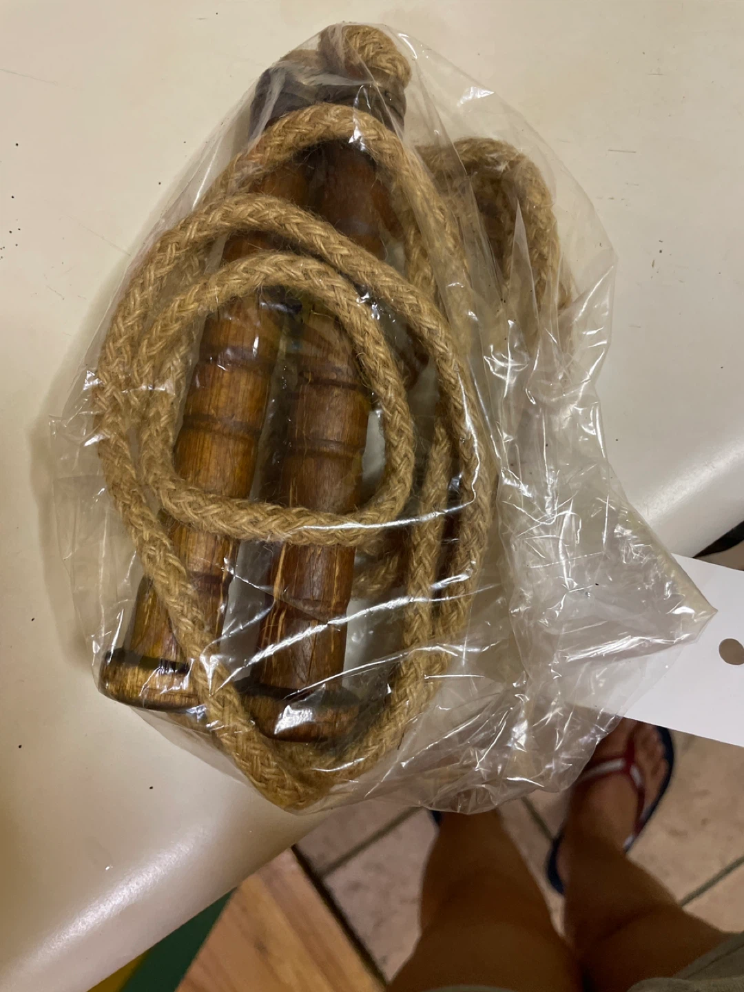 Vintage Wooden Jump Rope