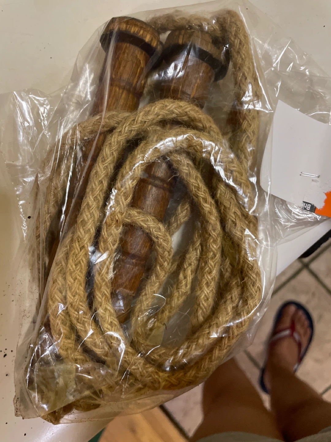 Vintage Wooden Jump Rope - photo 2