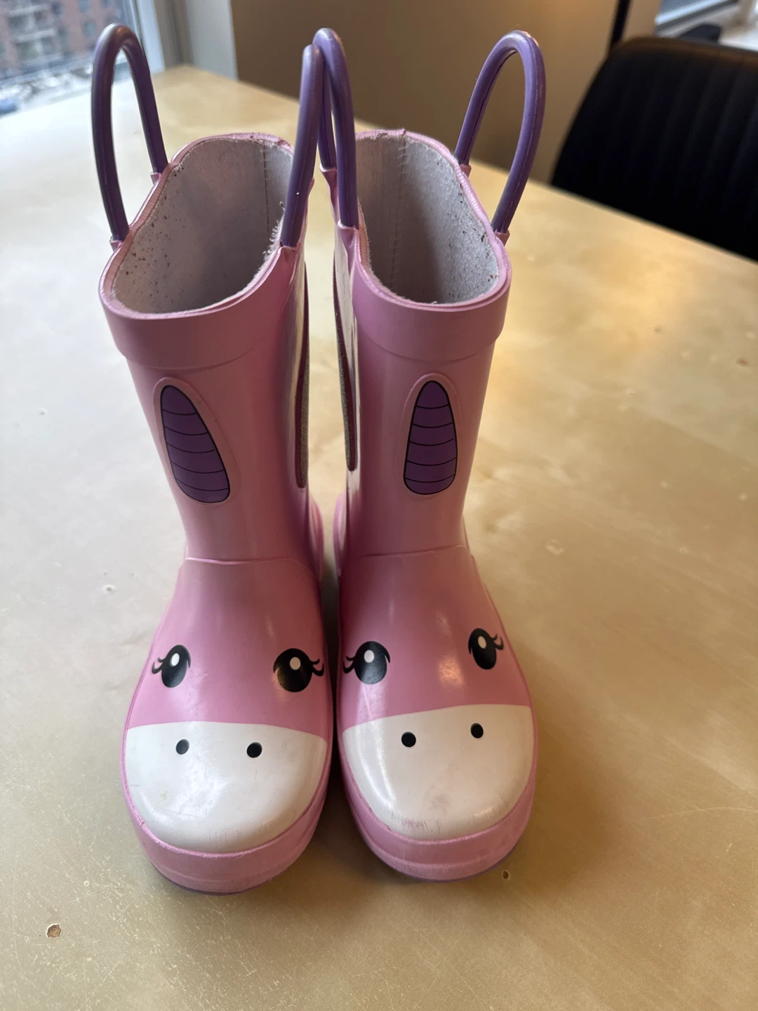 George Pink Unicorn Rain Boots