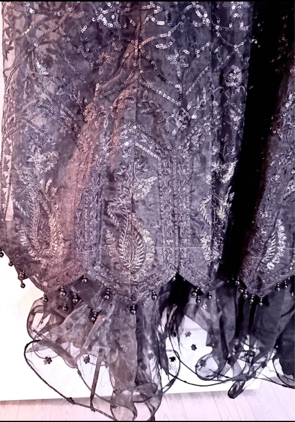 ALLY'S Black Embellished Formal Dress - photo 4