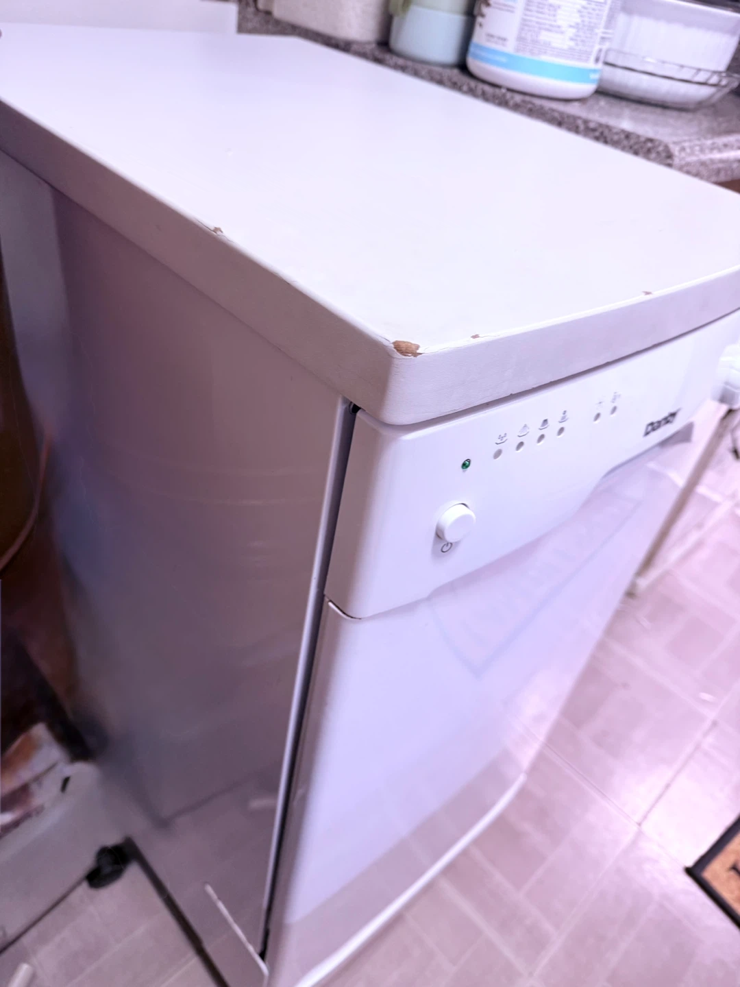 Danby White Dishwasher