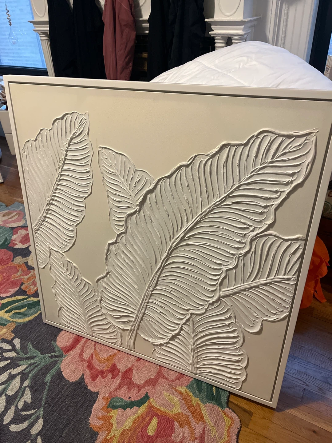 Textured Leaf Wall Art