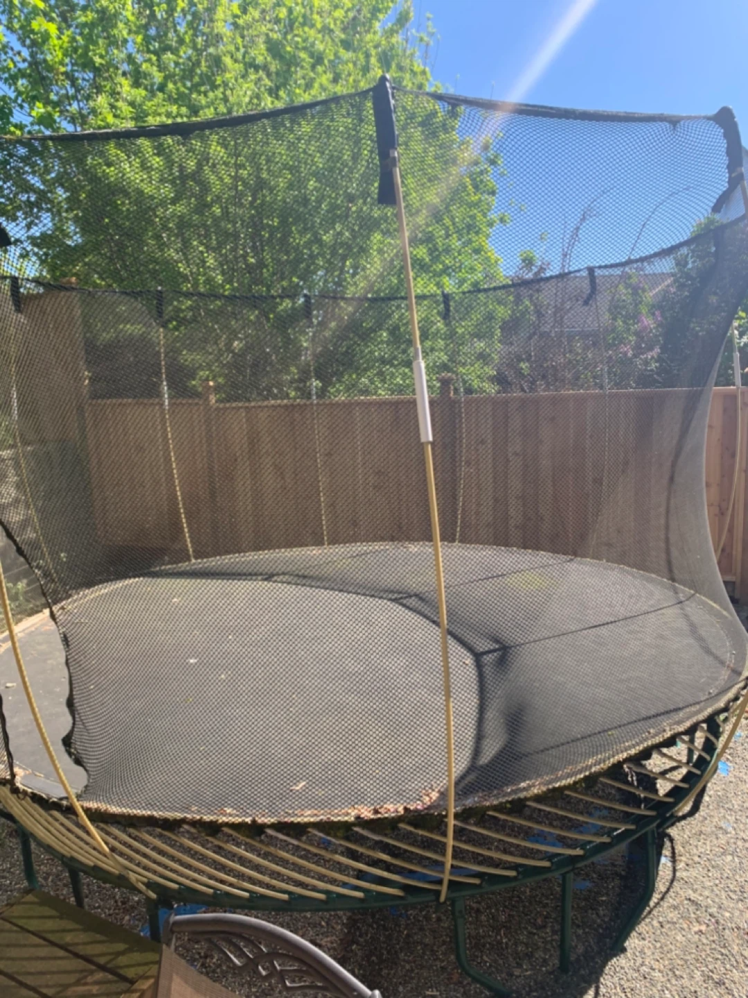 Round Trampoline with Safety Netting