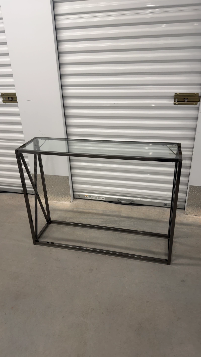Glass Console Table 🌱
