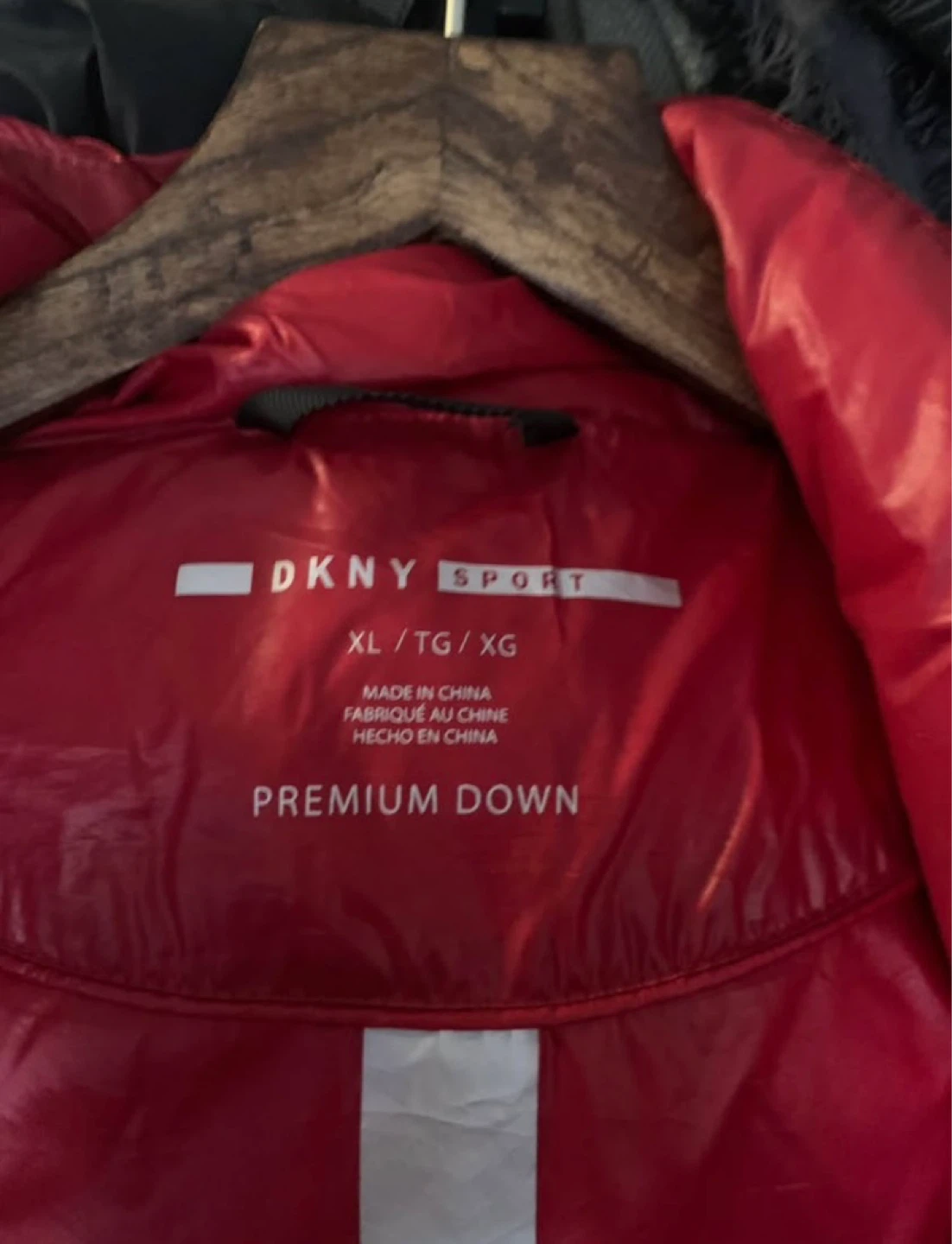 DKNY Sport Puffer Vest - Red - XL - photo 4
