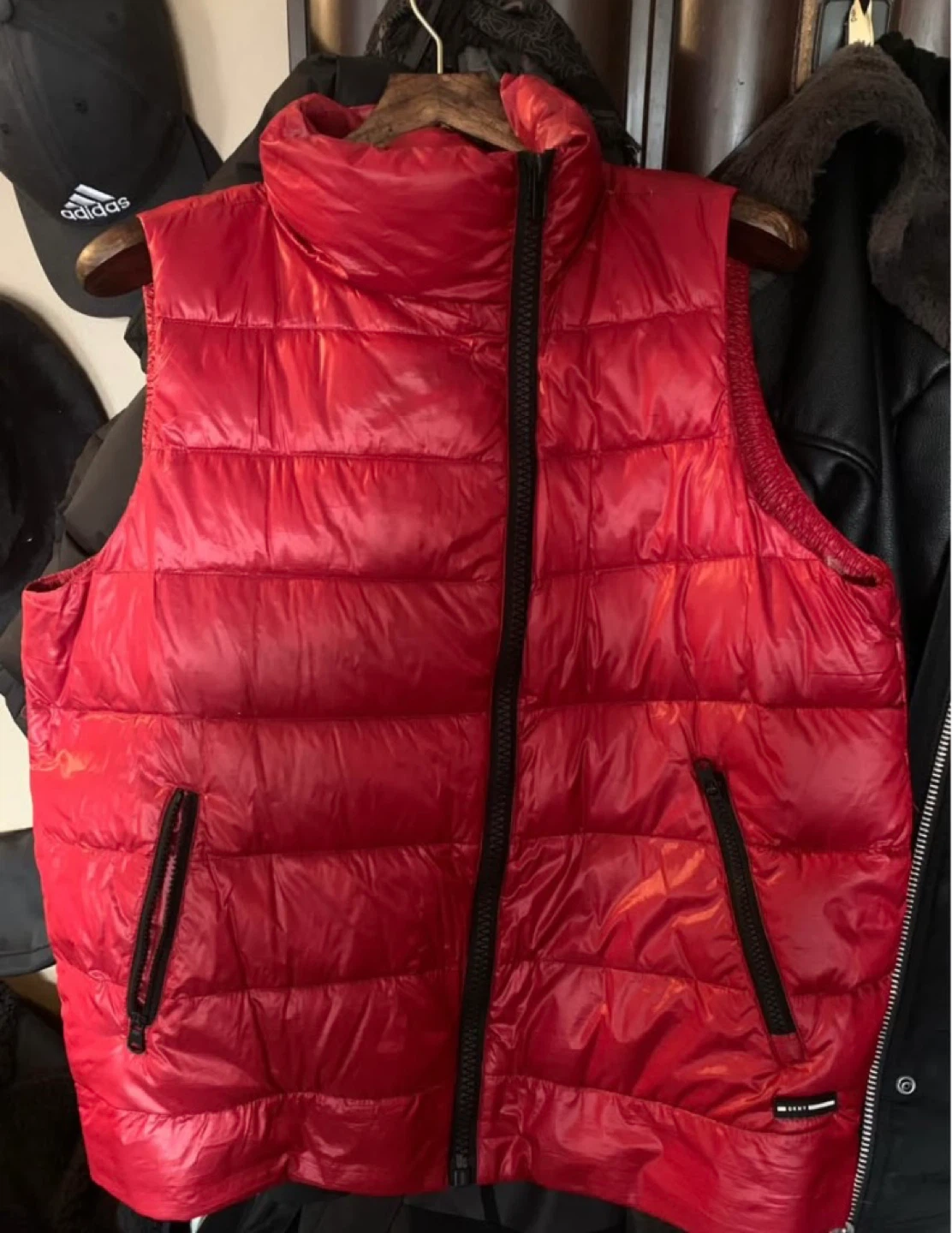 DKNY Sport Puffer Vest - Red - XL - photo 3