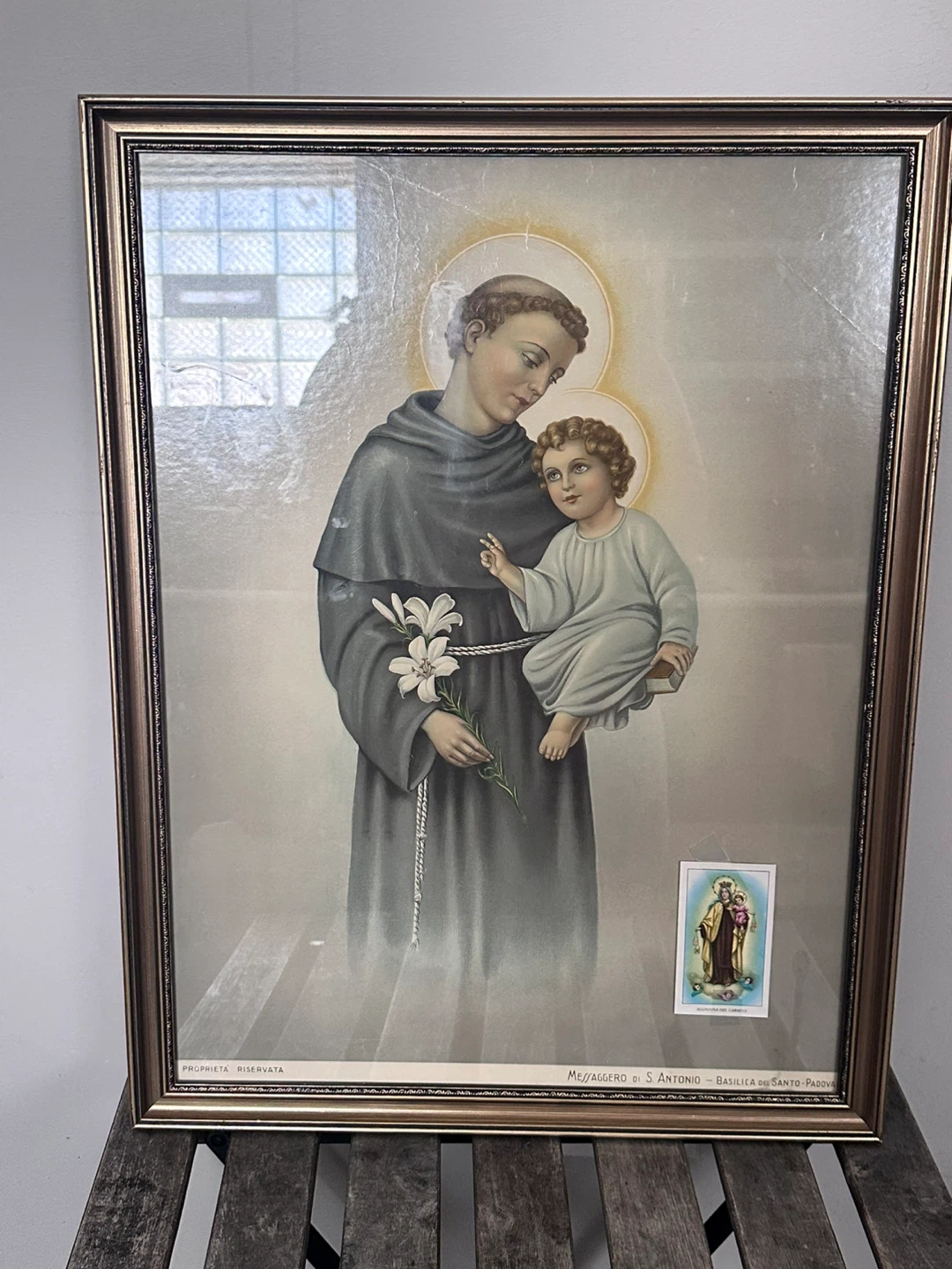 Framed Art Print of St. Anthony and Child Jesus - photo 2