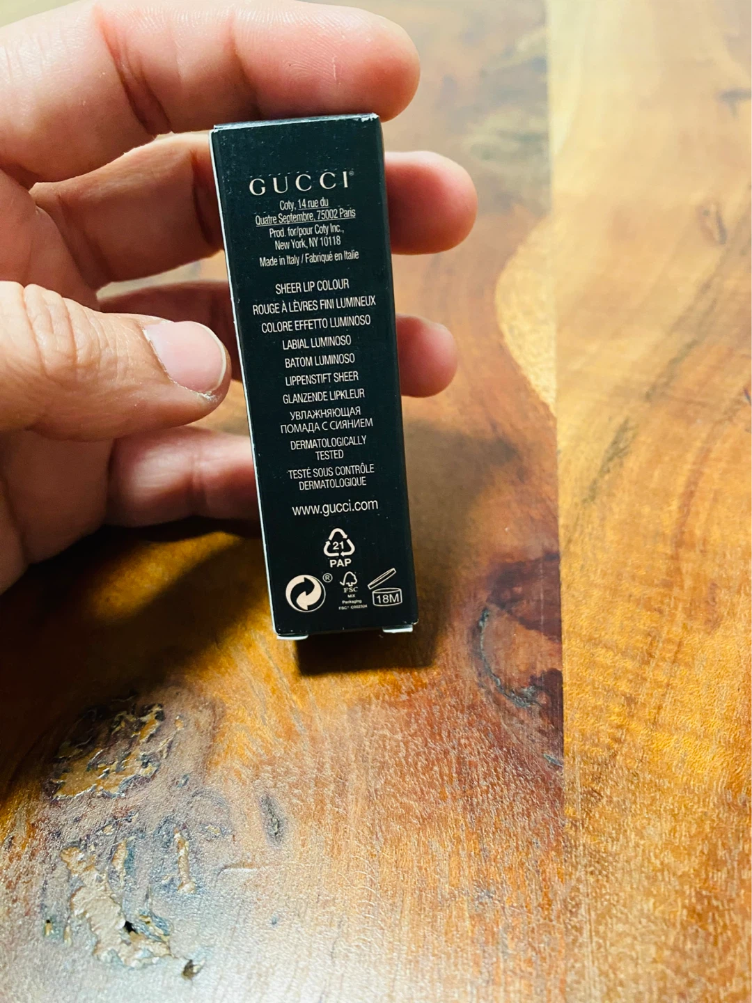 New (unused) Gucci Rouge à Lèvres Voile Lipstick - Goldie Red - photo 5