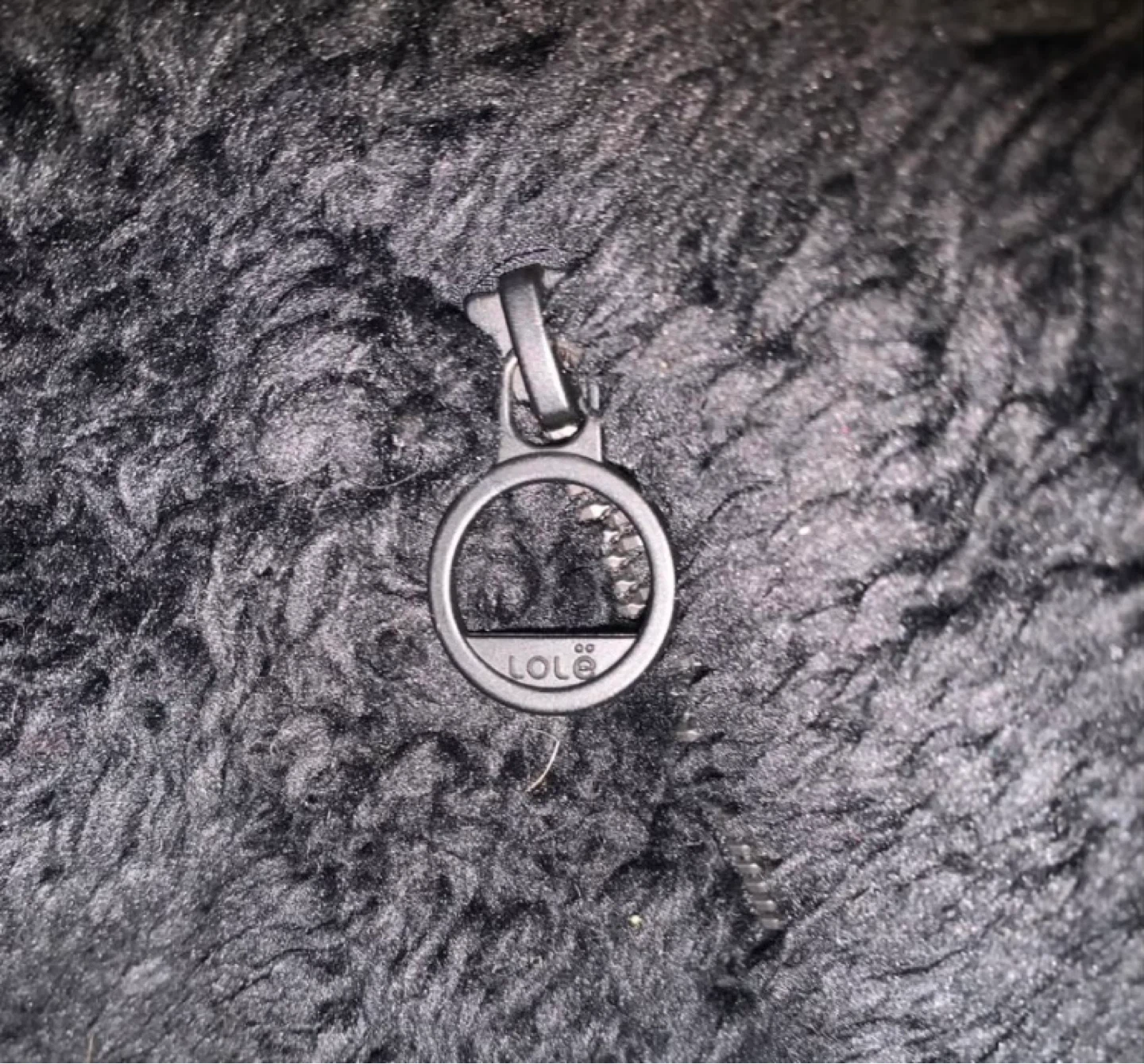 Lole Black Fleece Jacket XL - photo 2