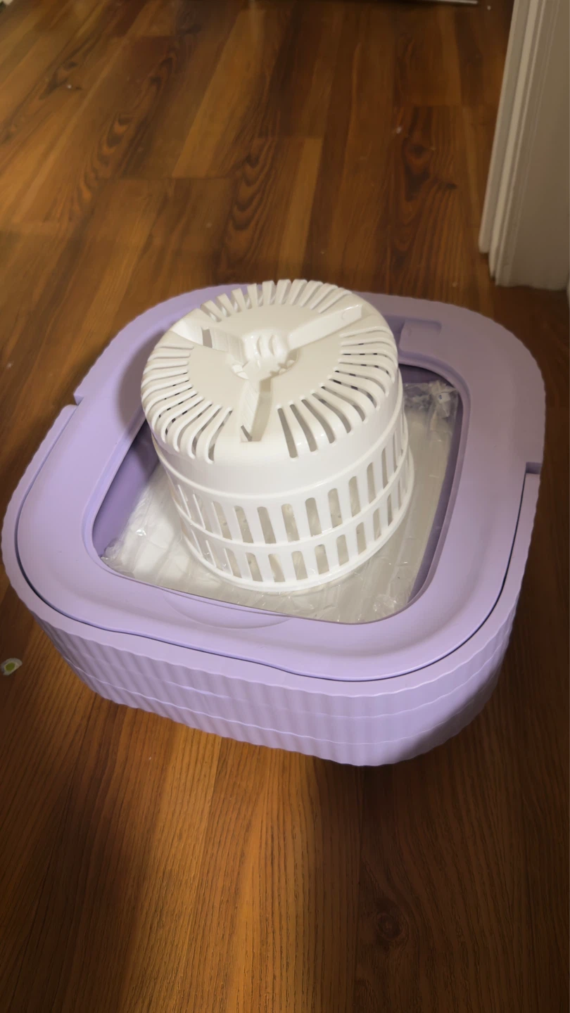 Purple portable washer