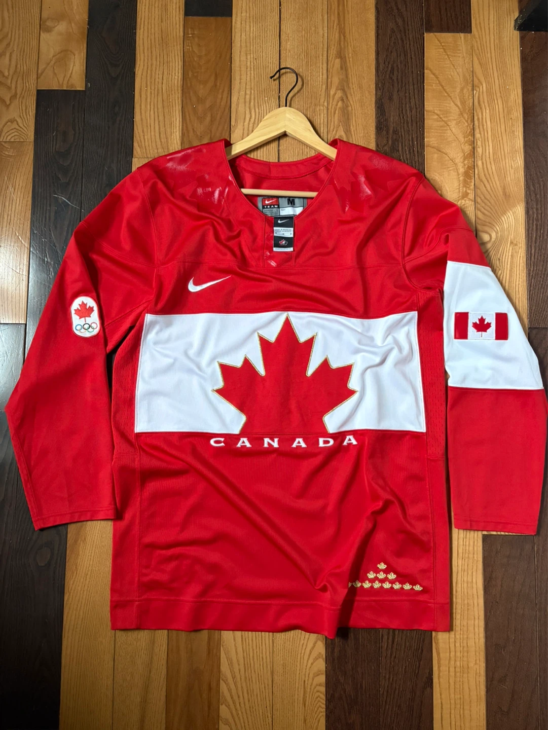 Team Canada IIHF hockey jersey 2014 winter olympics M team nike