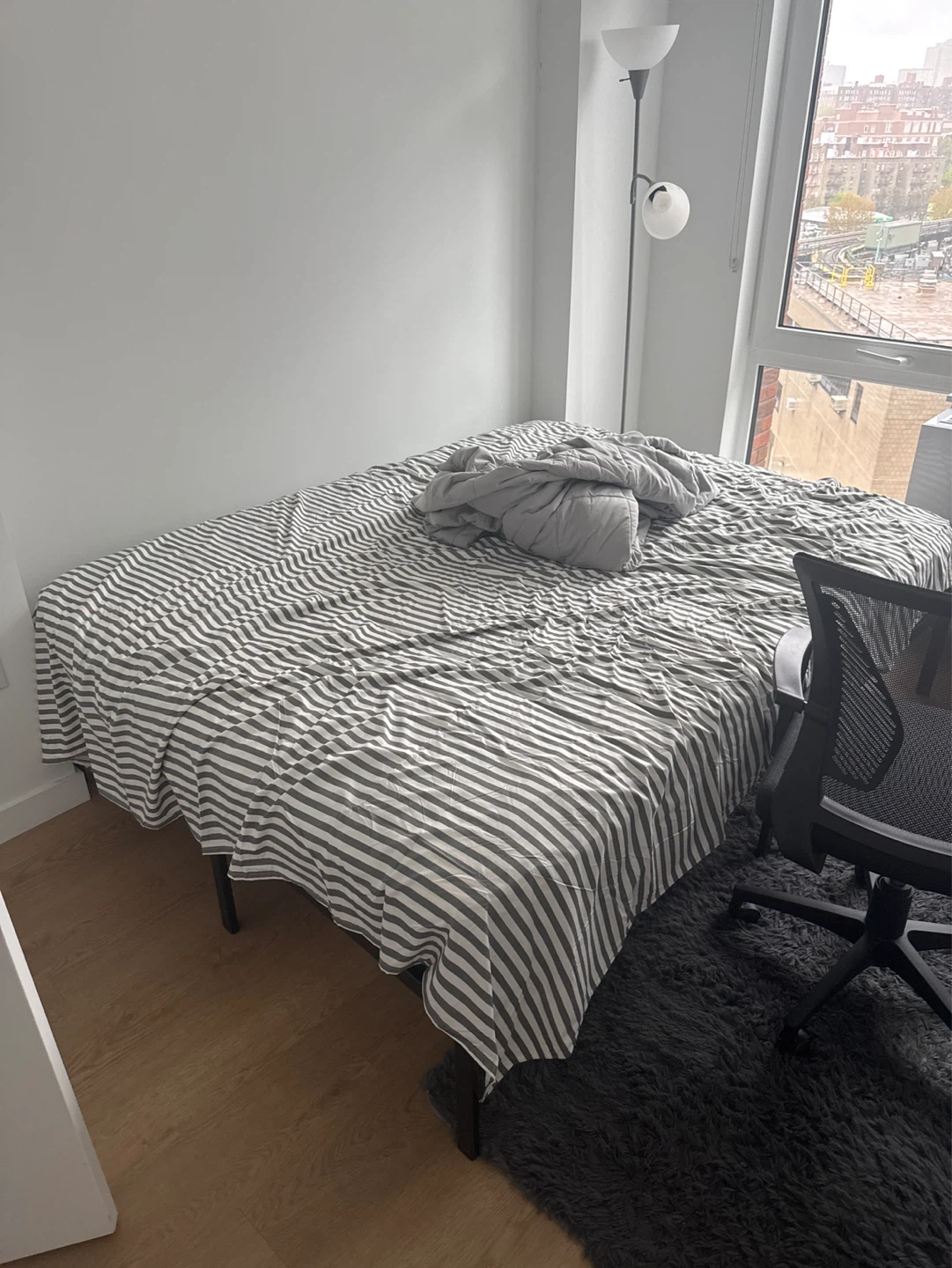 Queen Bed Frame and mattress