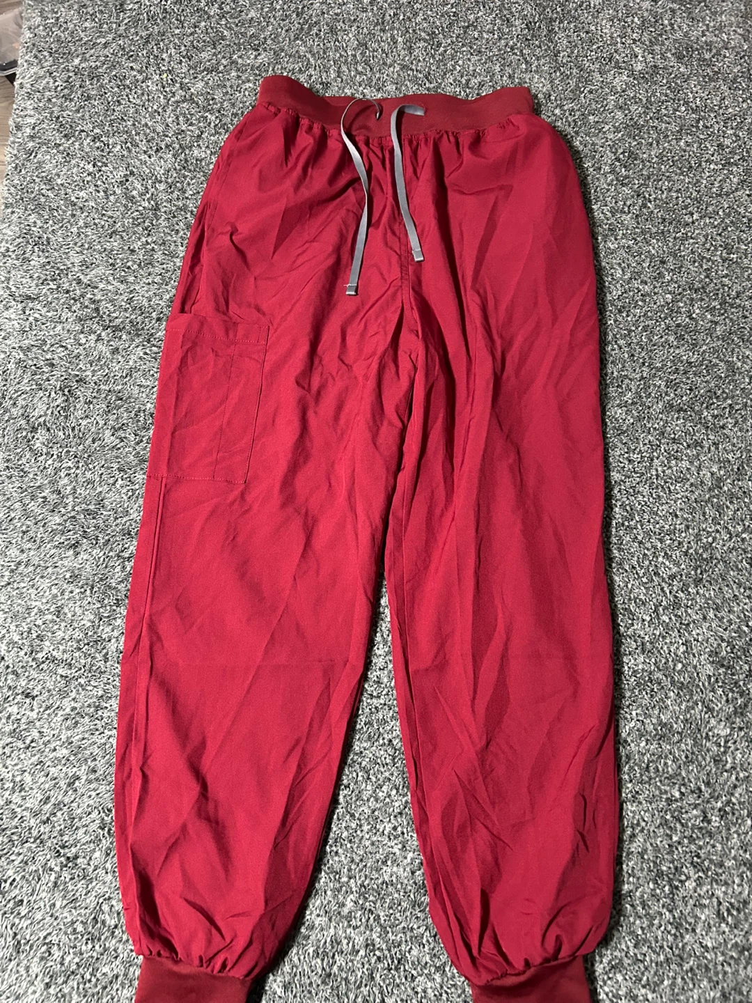 Pair of M-Sized Scrubs - Navy Blue & Red - photo 4