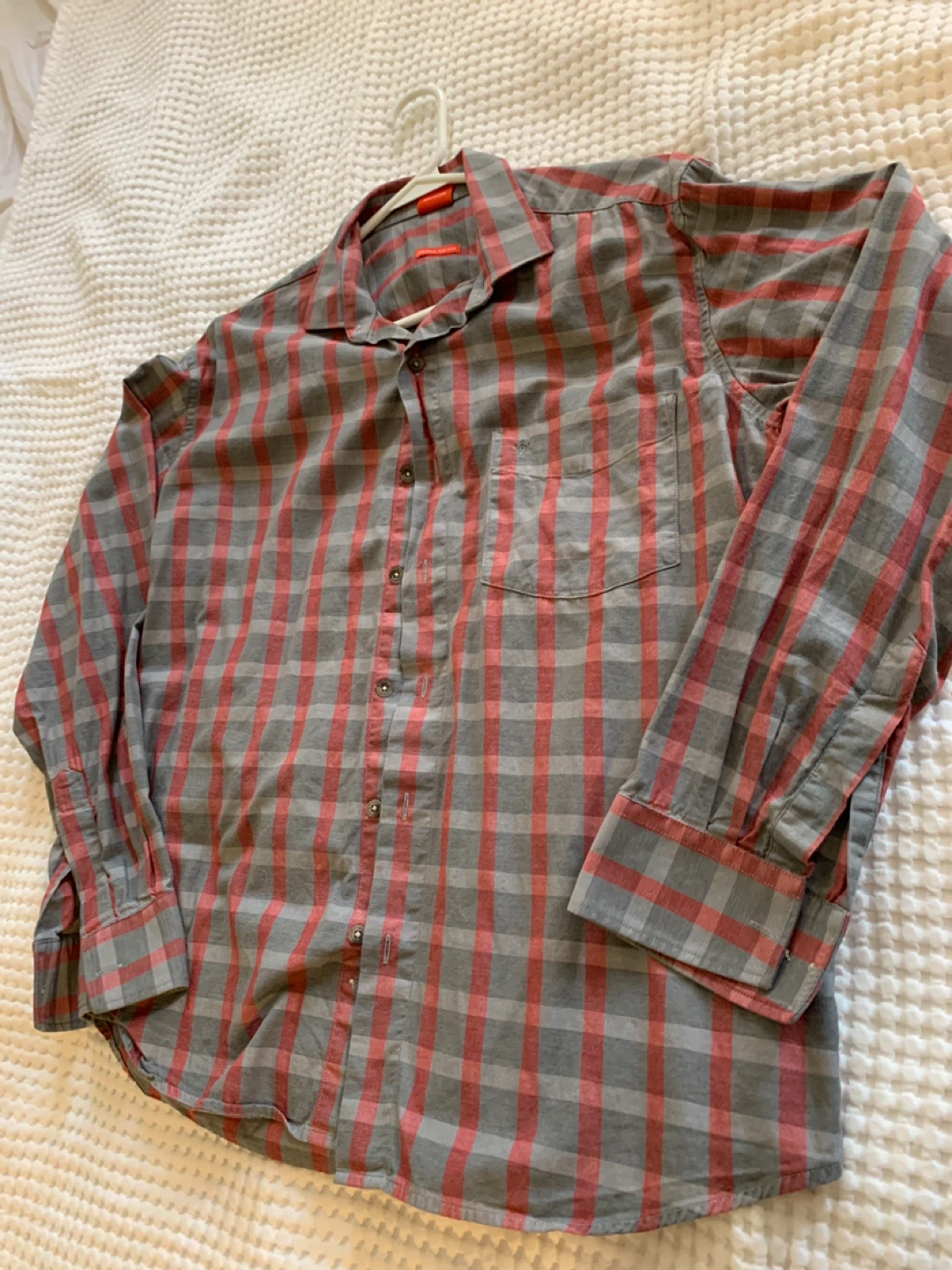 Multiple men shirts Tommy Hilfiger Gingham Dress Shirt - Size 17 - photo 3
