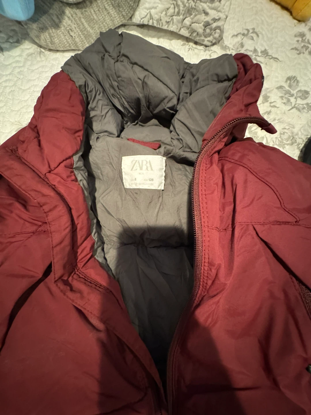 8T Zara Kids Red Puffer Jacket & MEC Pants - photo 2
