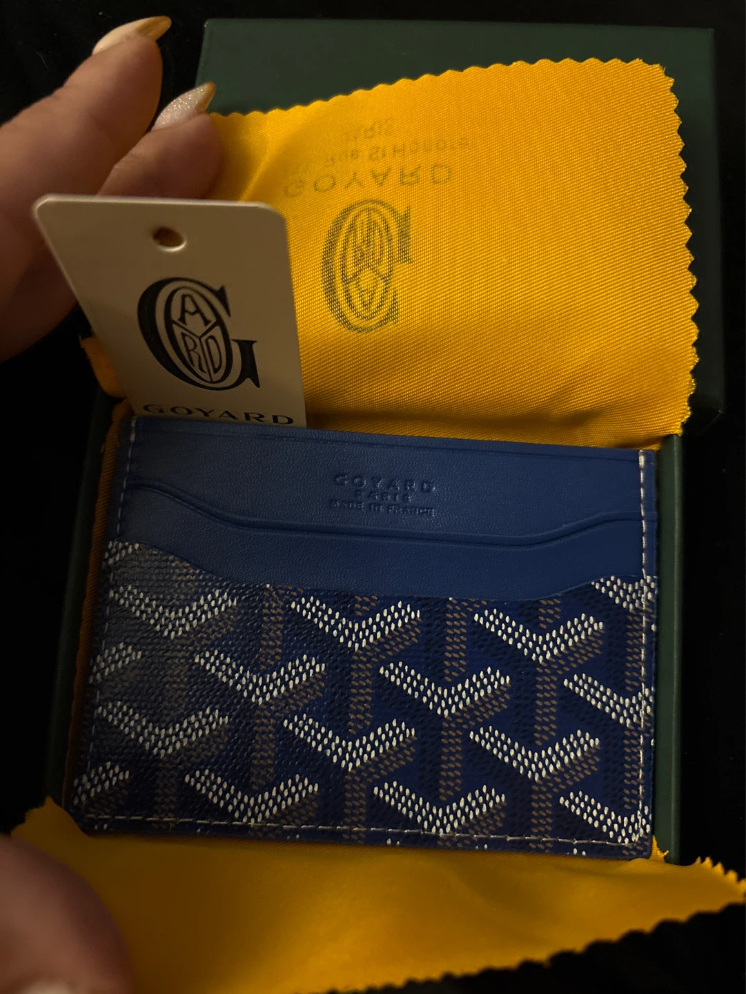 🌱 NEW Goyard Paris Card Holder