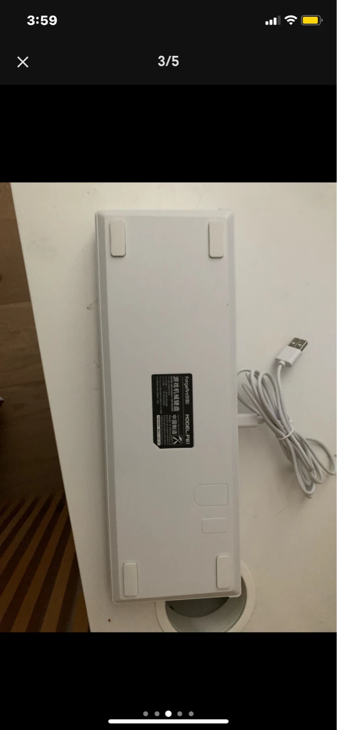 Brand new 60% Mechanical white Keyboard - photo 3