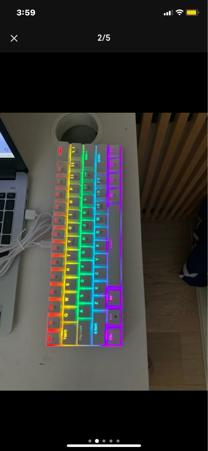 Brand new 60% Mechanical white Keyboard - photo 2